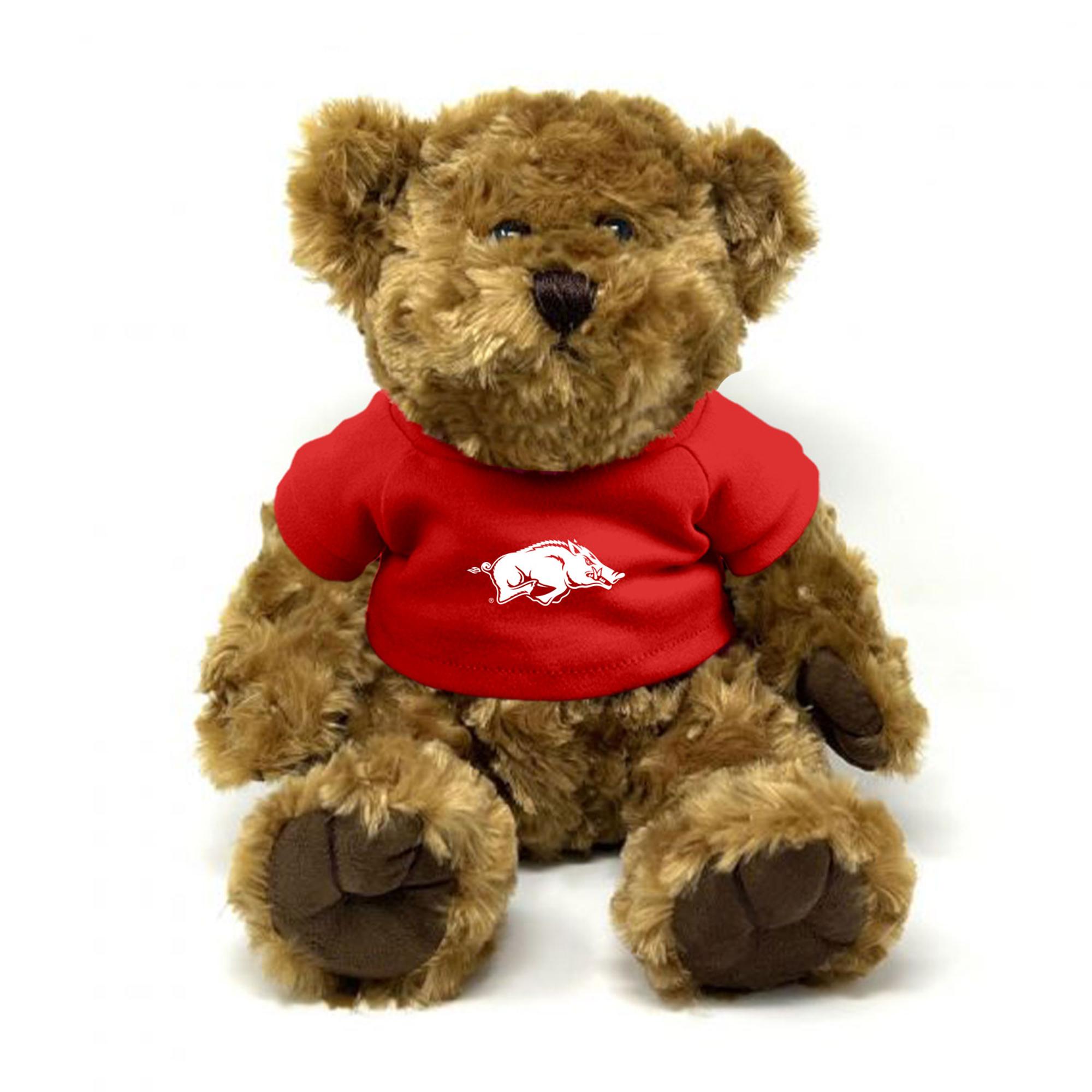Variant 2 of 2 for Arkansas Razorbacks Plush Teddy Bear with T-Shirt