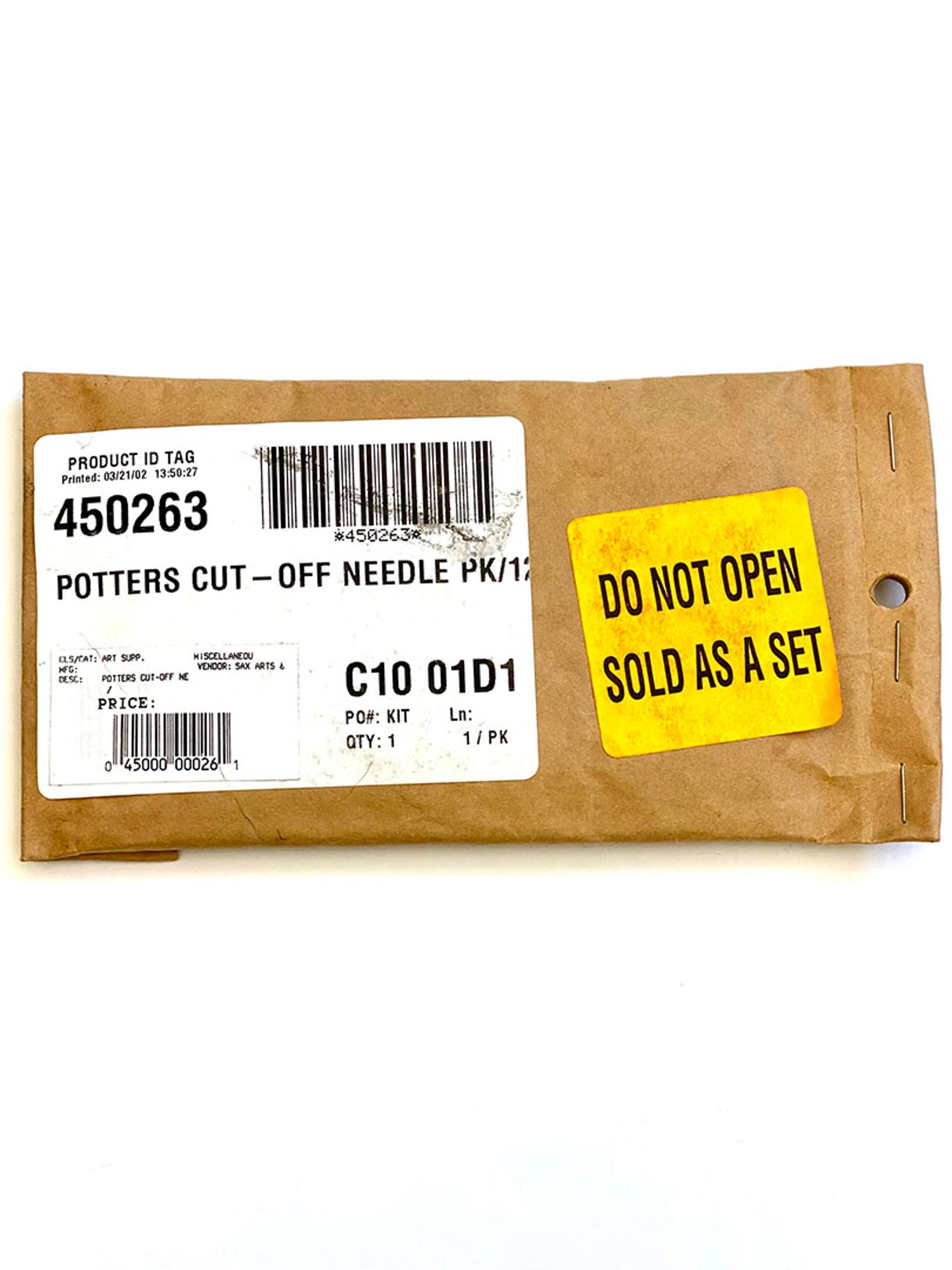 image of: POTTERS CUT-OFF NEEDLE