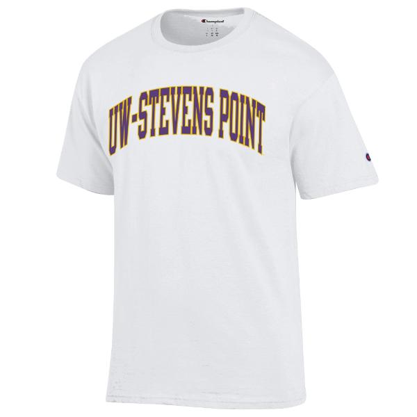 UW-Stevens Point Basic Tee Shirt, White; $24.98