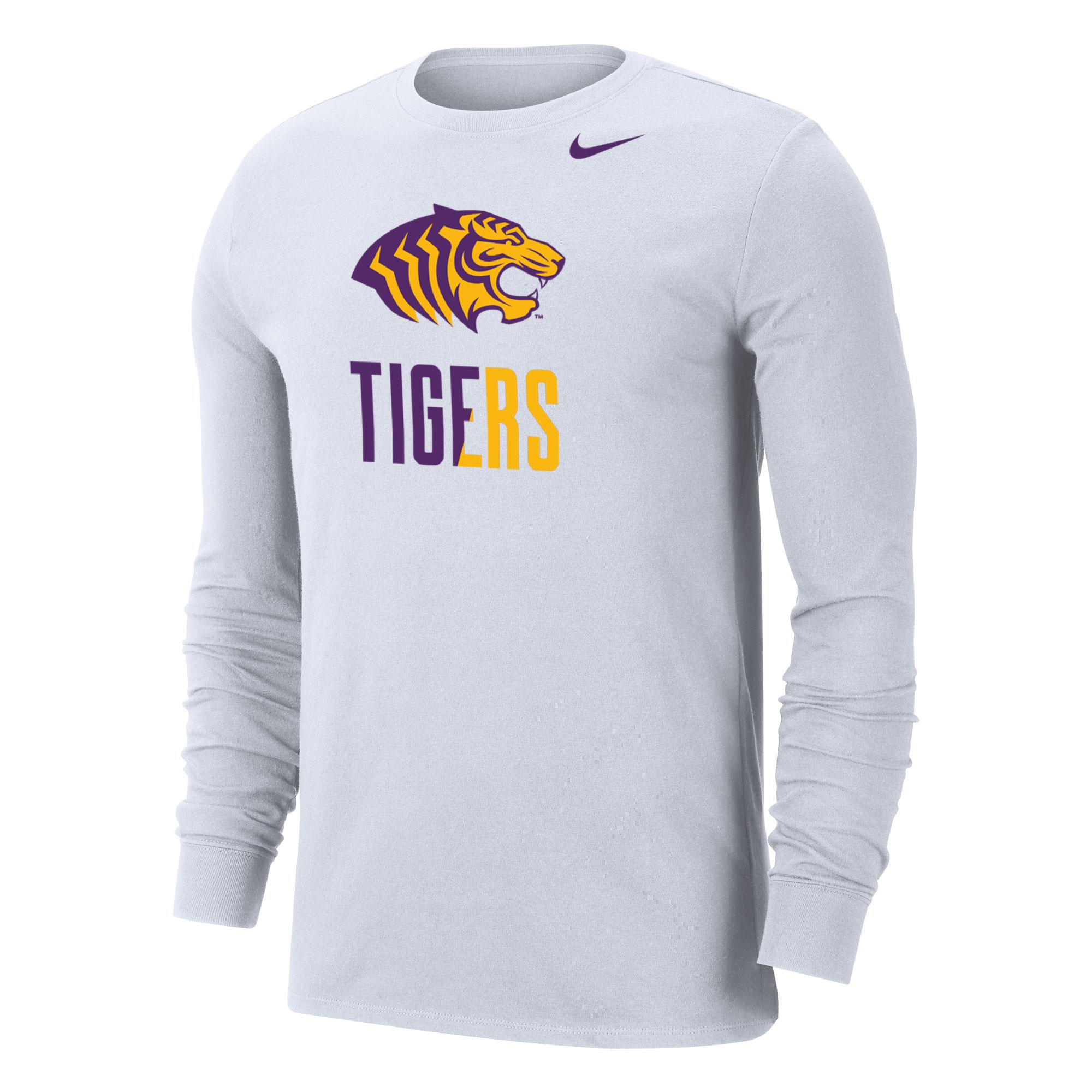 image of: Tigers Dri-Fit Cotton Long Sleeve Tee