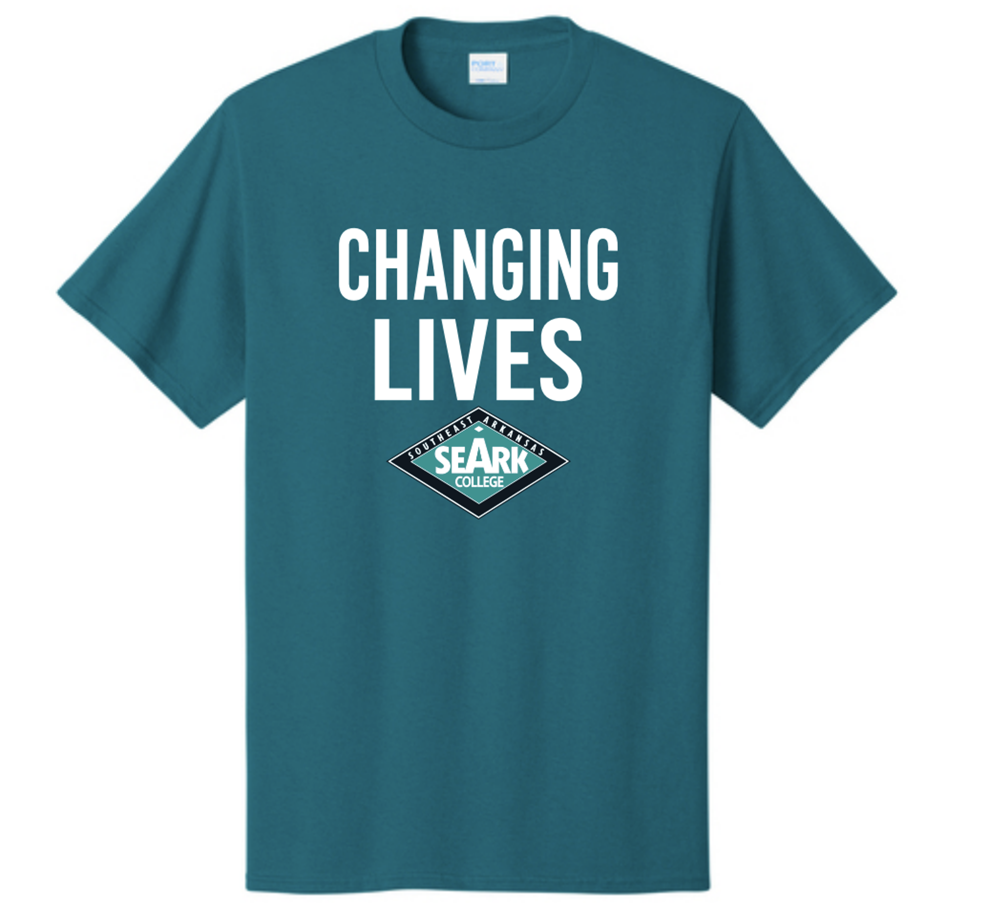 Product image 1 of 1 for Southeast Arkansas College Changing Lives Short Sleeve Tee