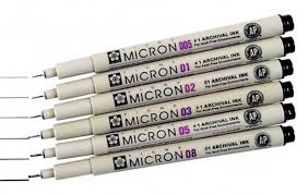 image of: Pigma Micron Pens 02 .30mm
