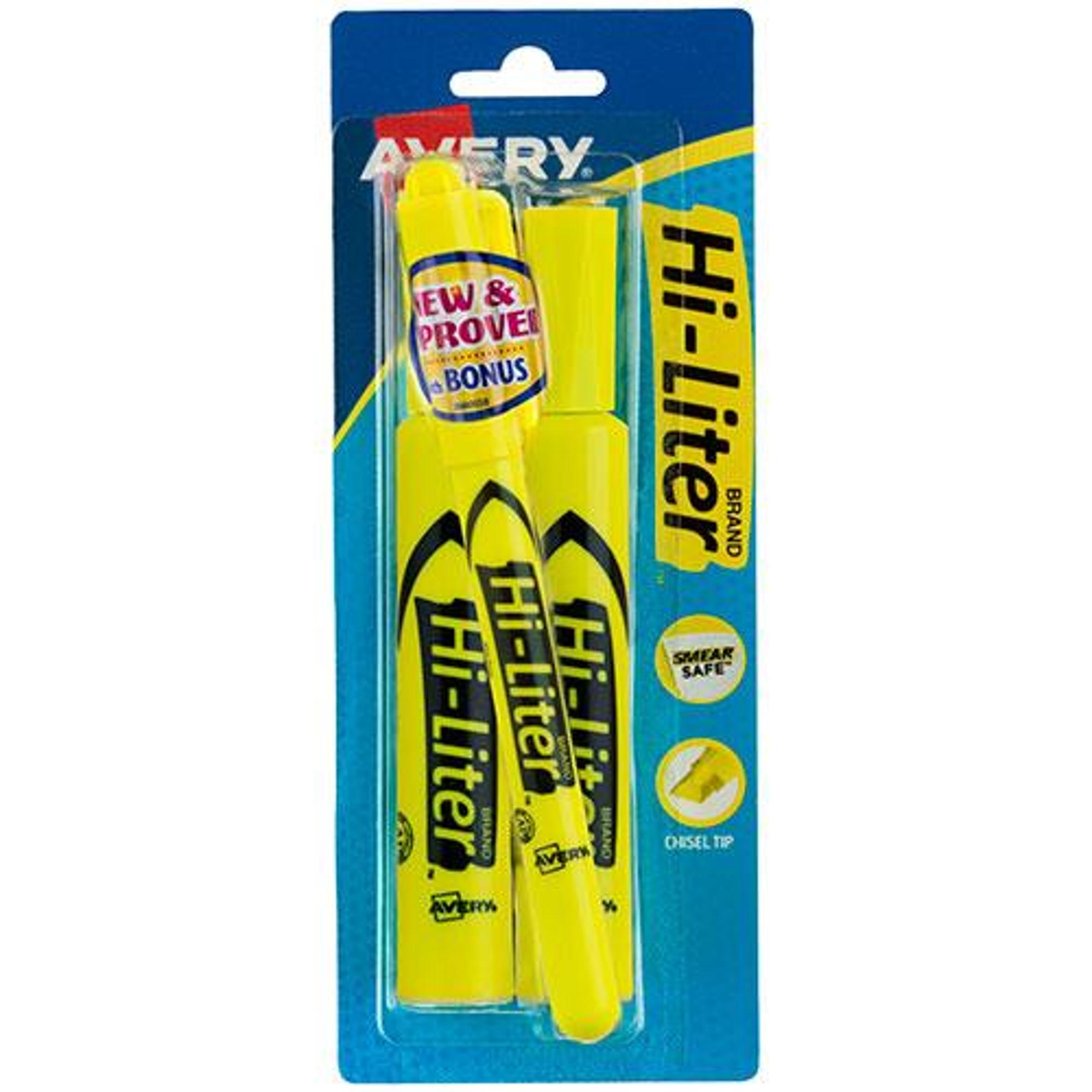 Product image 1 of 1 for AVERY HI-LITER CARDED 2 COUNT DESK STYLE