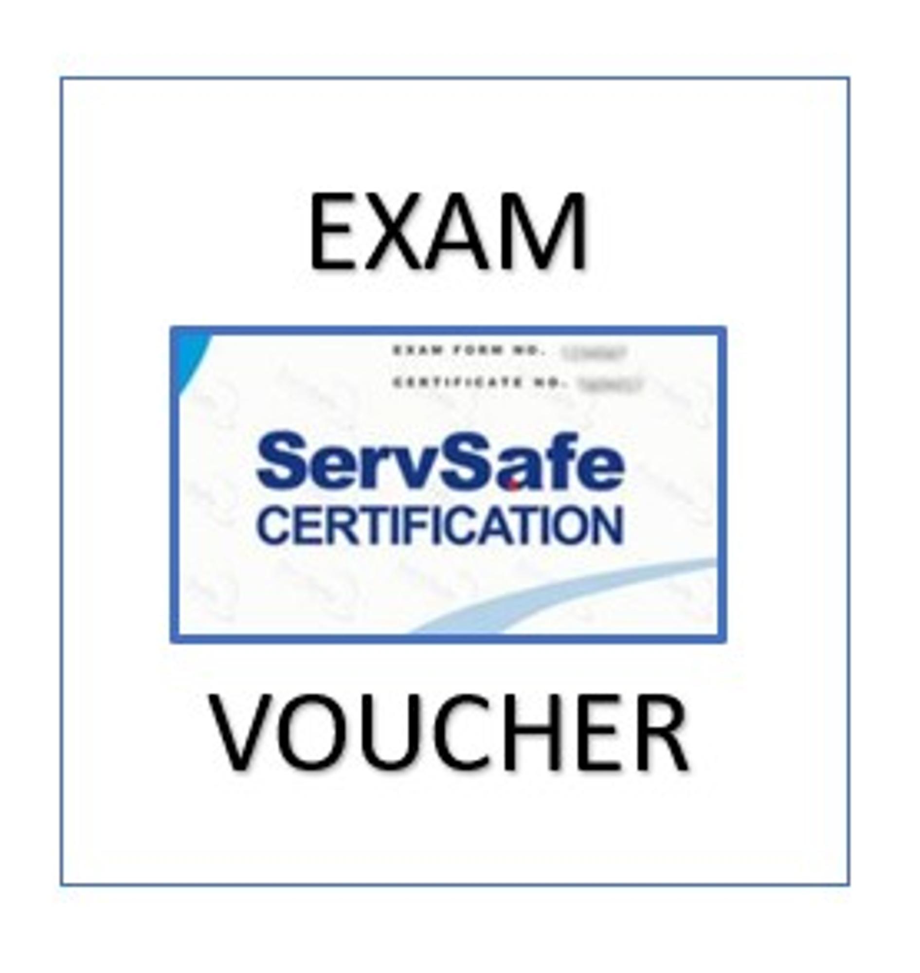 Cover image for ServSafe Manager Online Exam Voucher