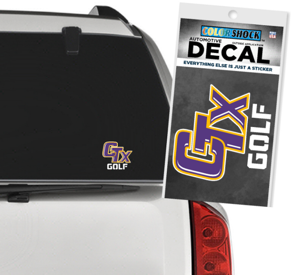 CTX Golf Decal; $6.99