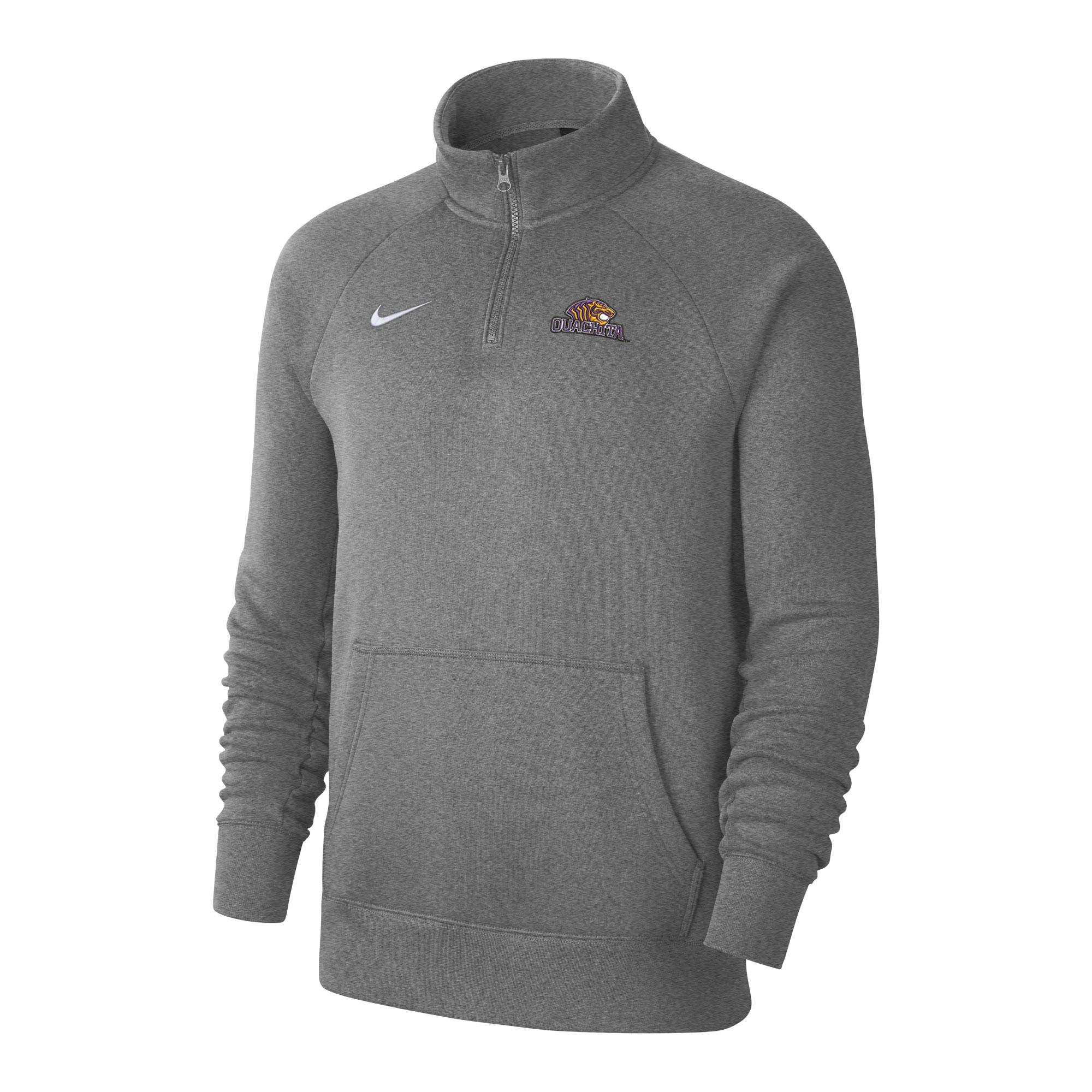 image of: NIKE TIGER LOGO CLUB FLEECE 1/4 ZIP