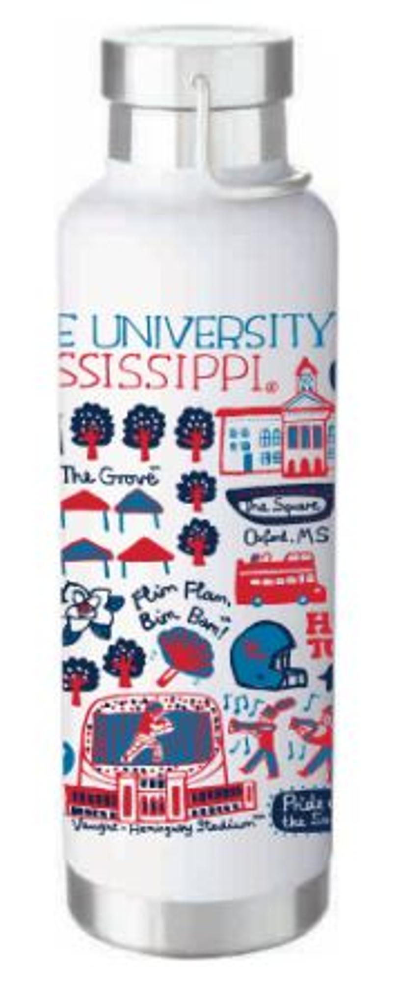 image of: Julia Gash University of Mississippi Gigi Water Bottle 24oz