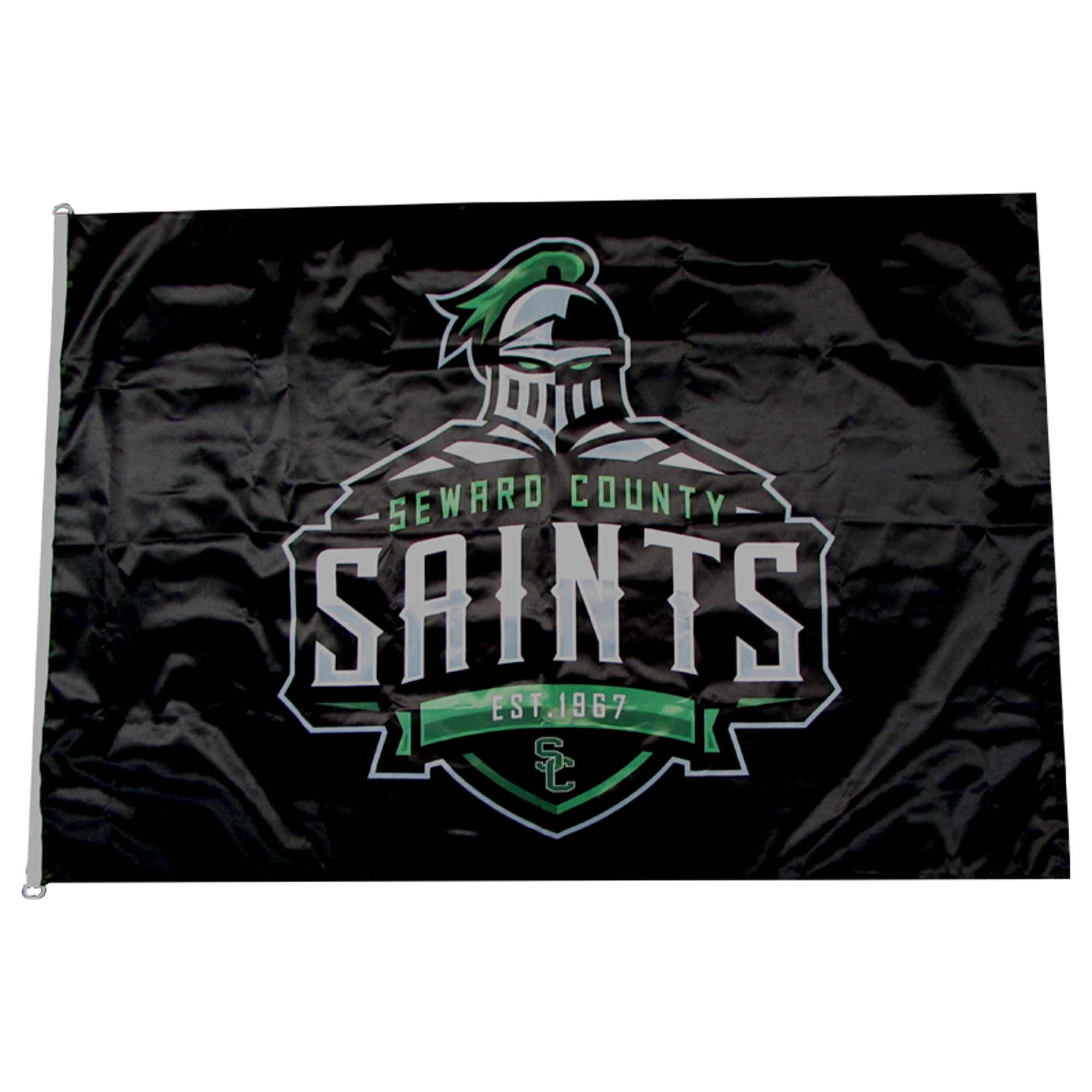 image of: LOUIE THE SAINT FLAG 4' x 6'