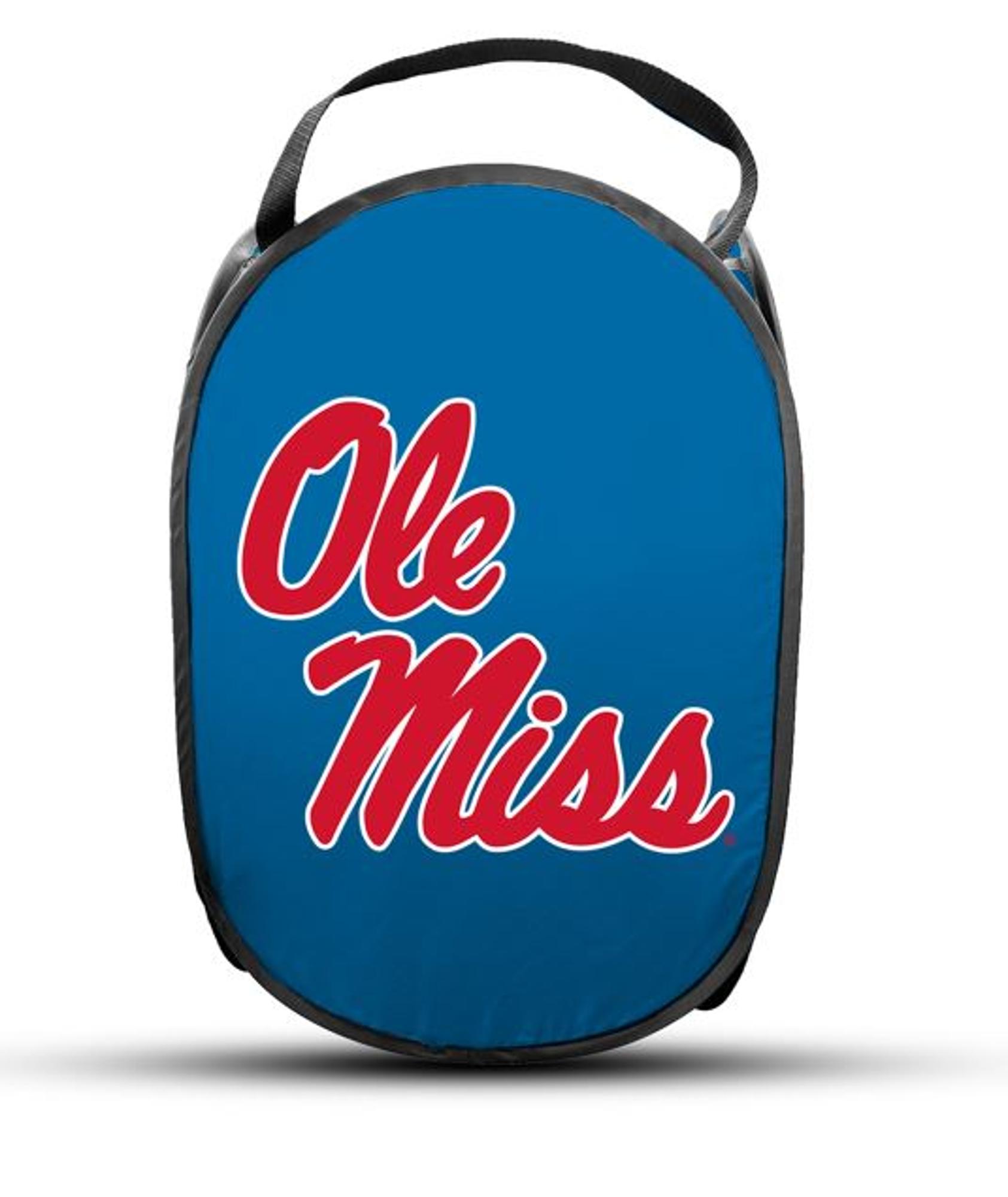 image of: Ole Miss Popup Laundry Bag Powder Blue