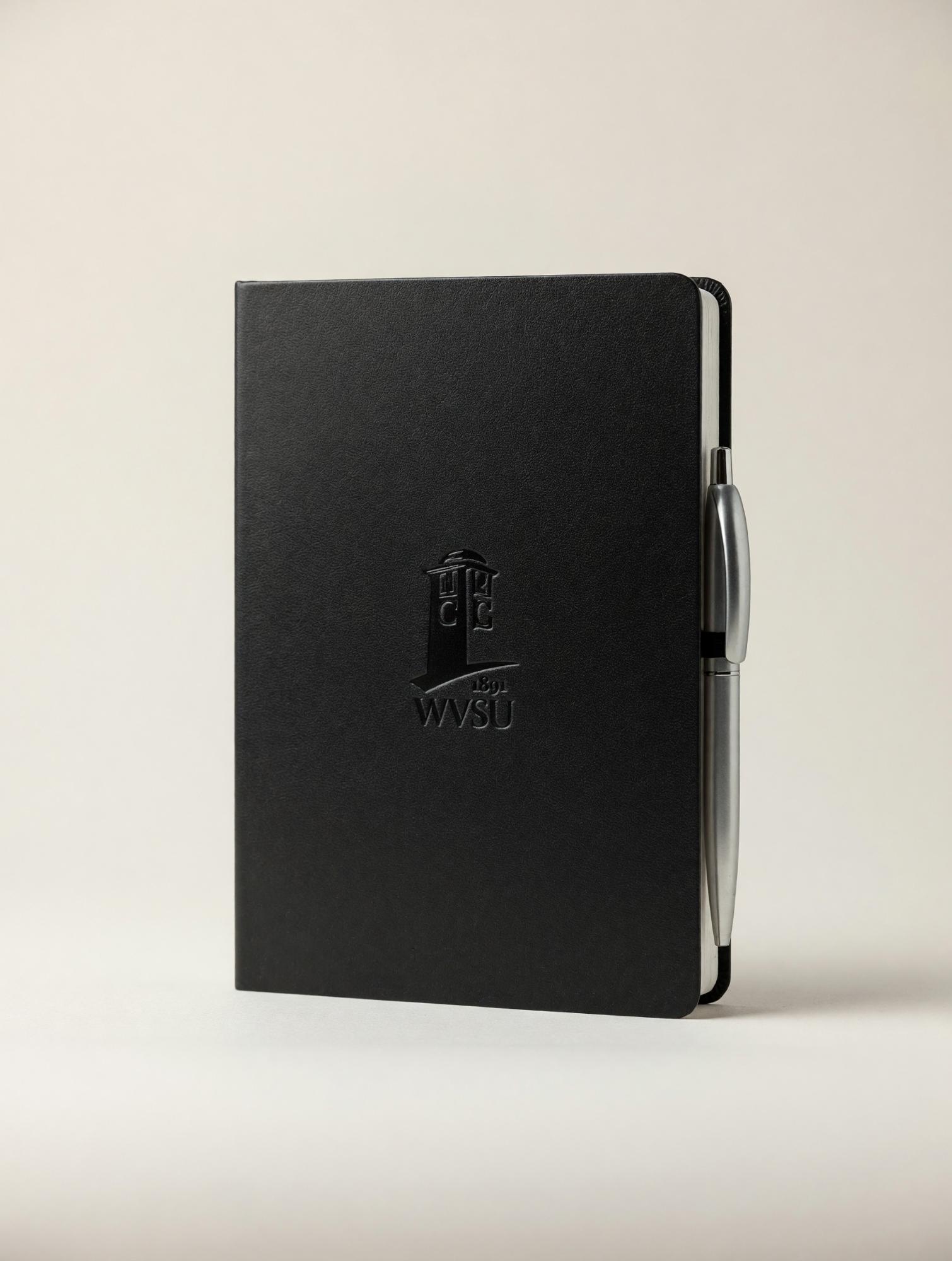 Product image 1 of 1 for JOURNAL - MCM BLK RULLED W/ PEN