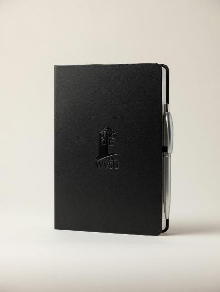 JOURNAL - MCM BLK RULLED W/ PEN; $11.99