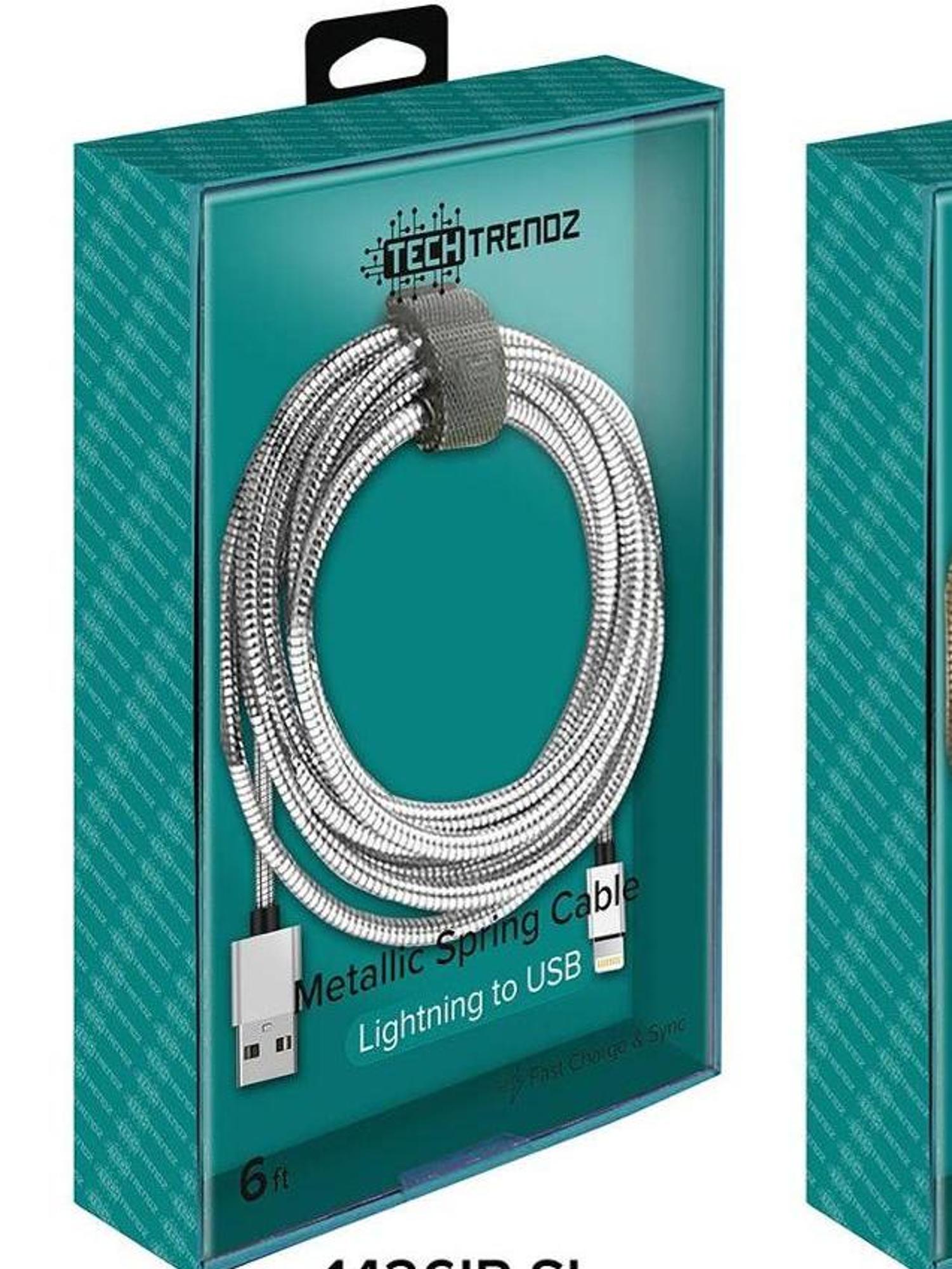 Product image 3 of 3 for Tech Trendz 6 Foot Metallic Cable Charger