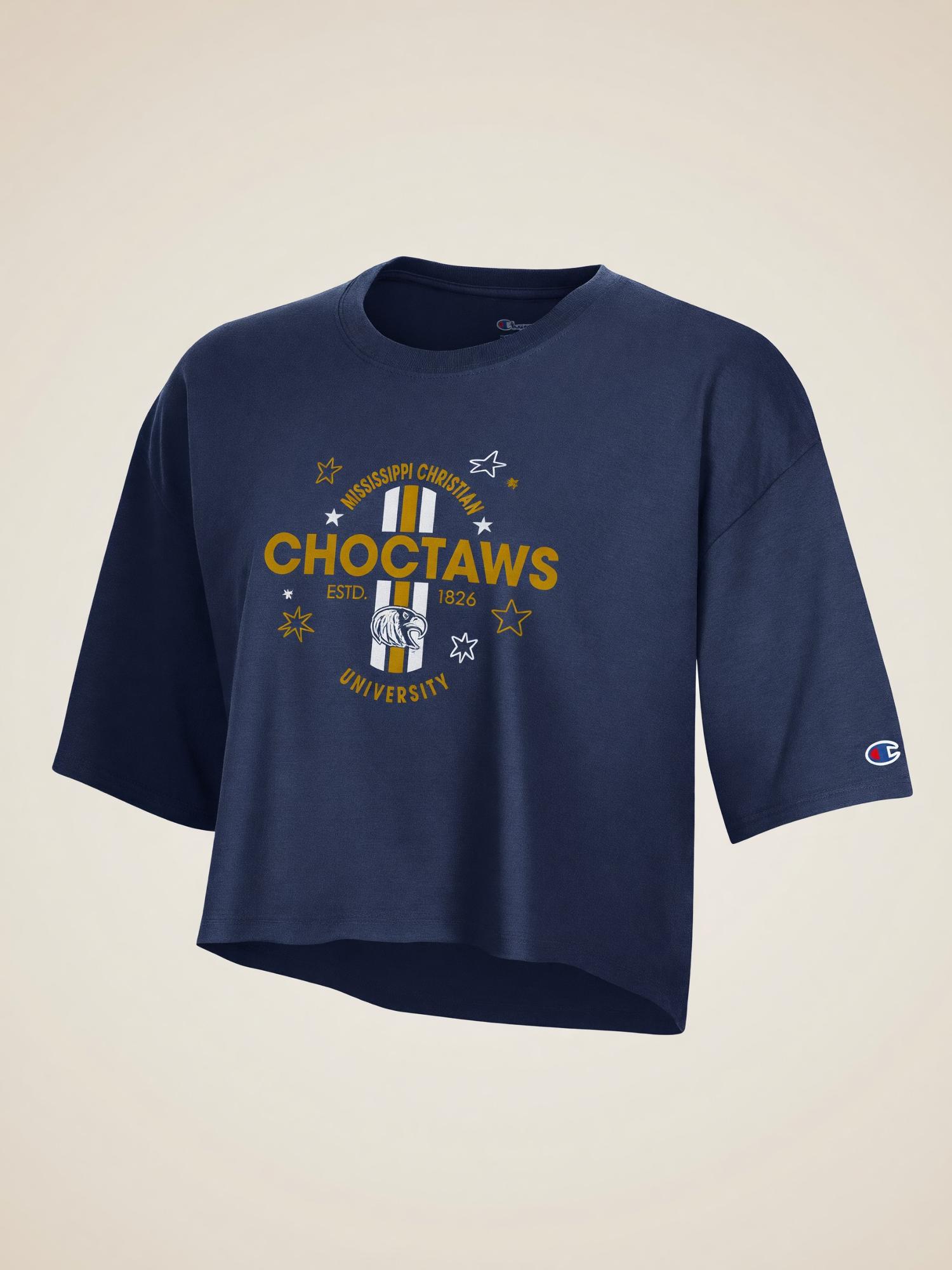 Product image 2 of 2 for MC WOS SS TEE BF CROP NAVY
