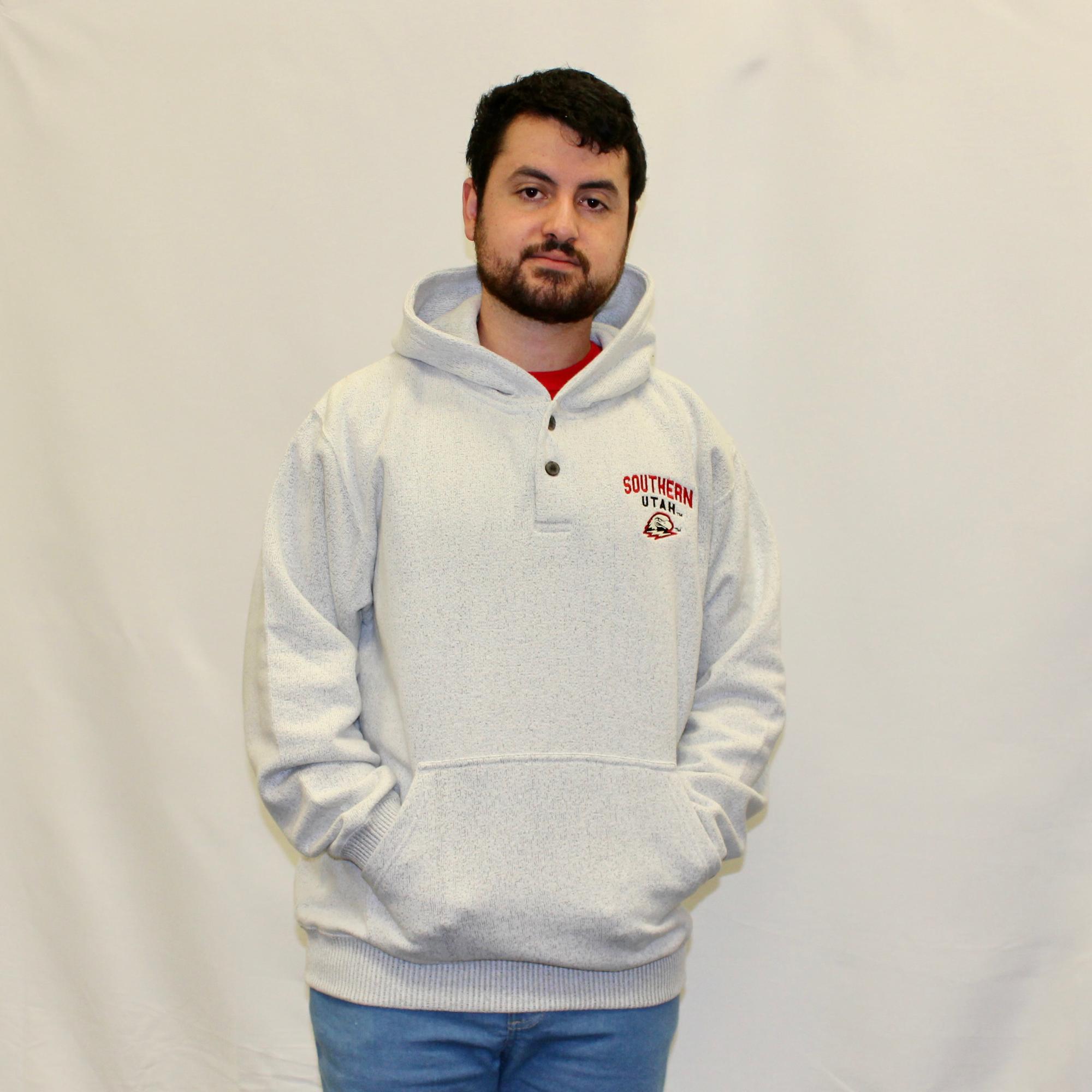 image of: Sport Button Hood Light Grey Southern Utah/Thor