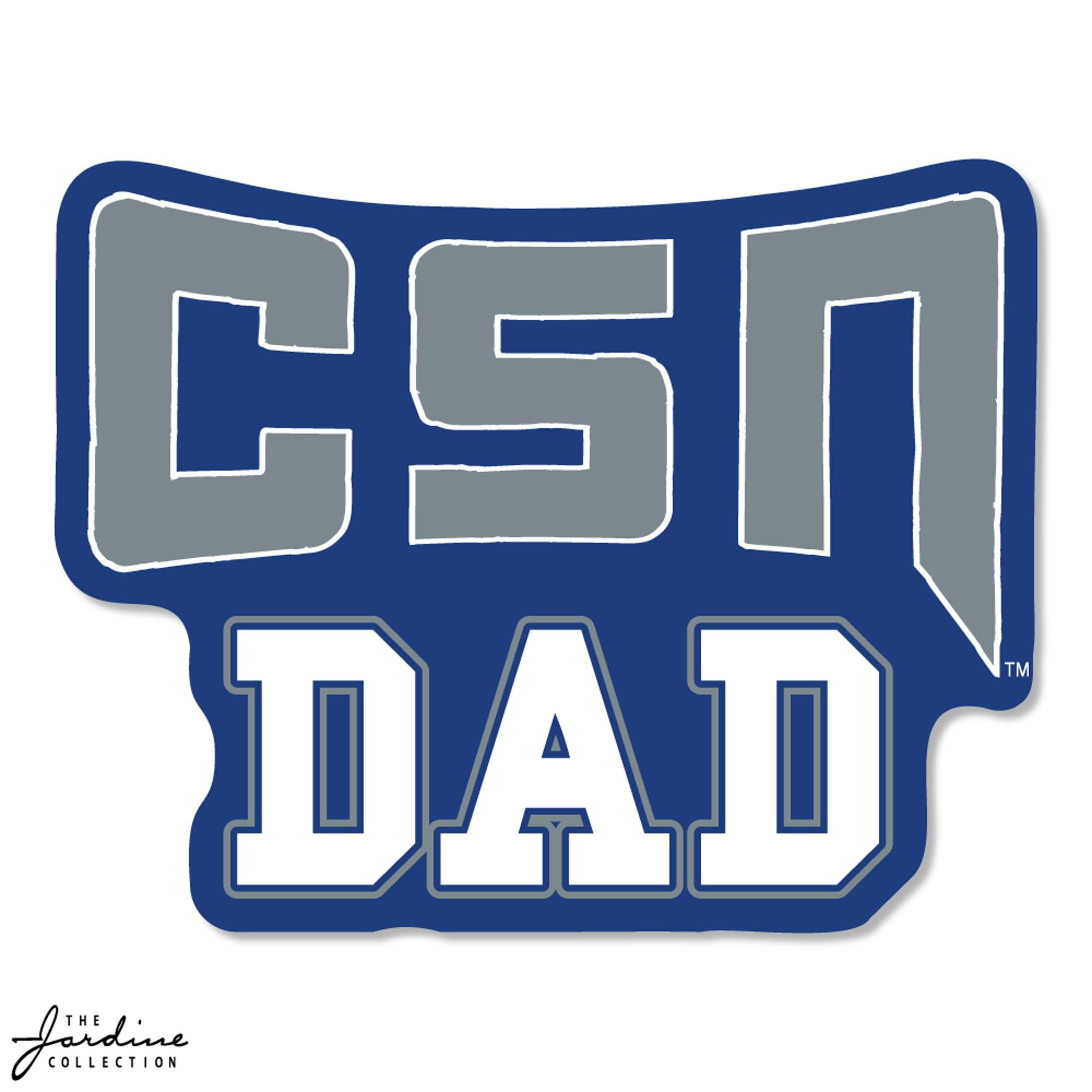 image of: CSN 3.5" VINYL DECAL DAD