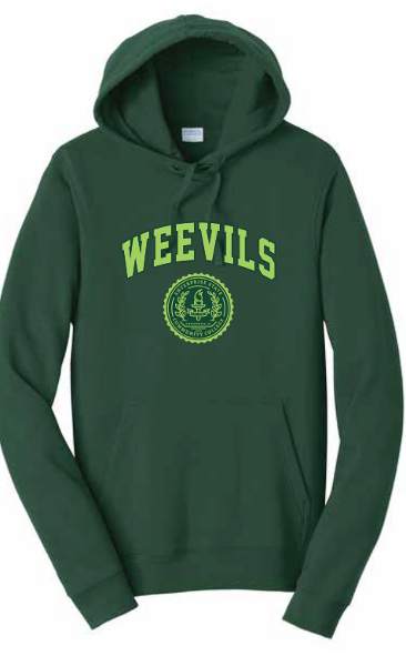 Weevils VIT Fleece Hoodie; $39.99