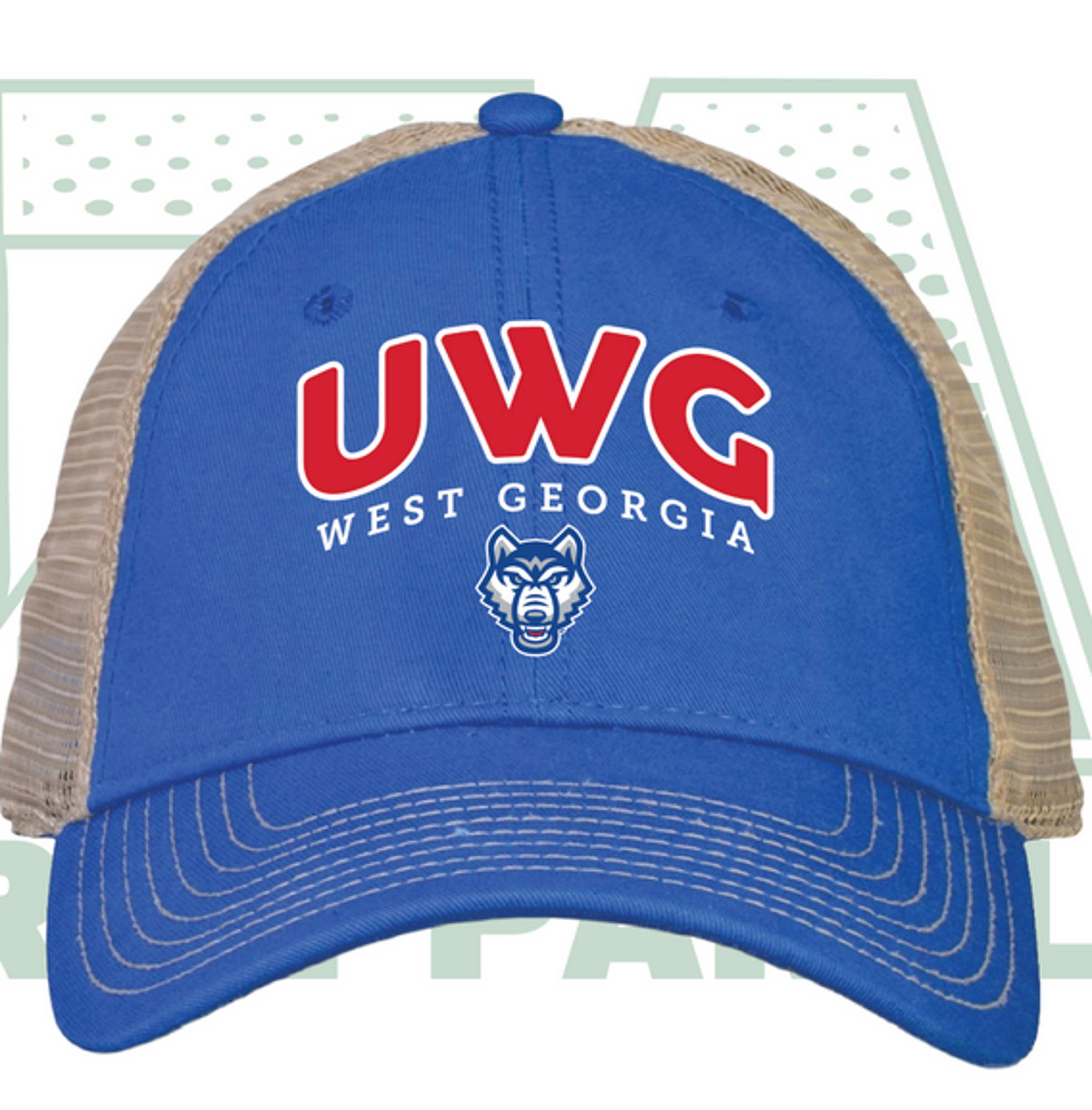 image of: BLUE UWG WOLF HAT