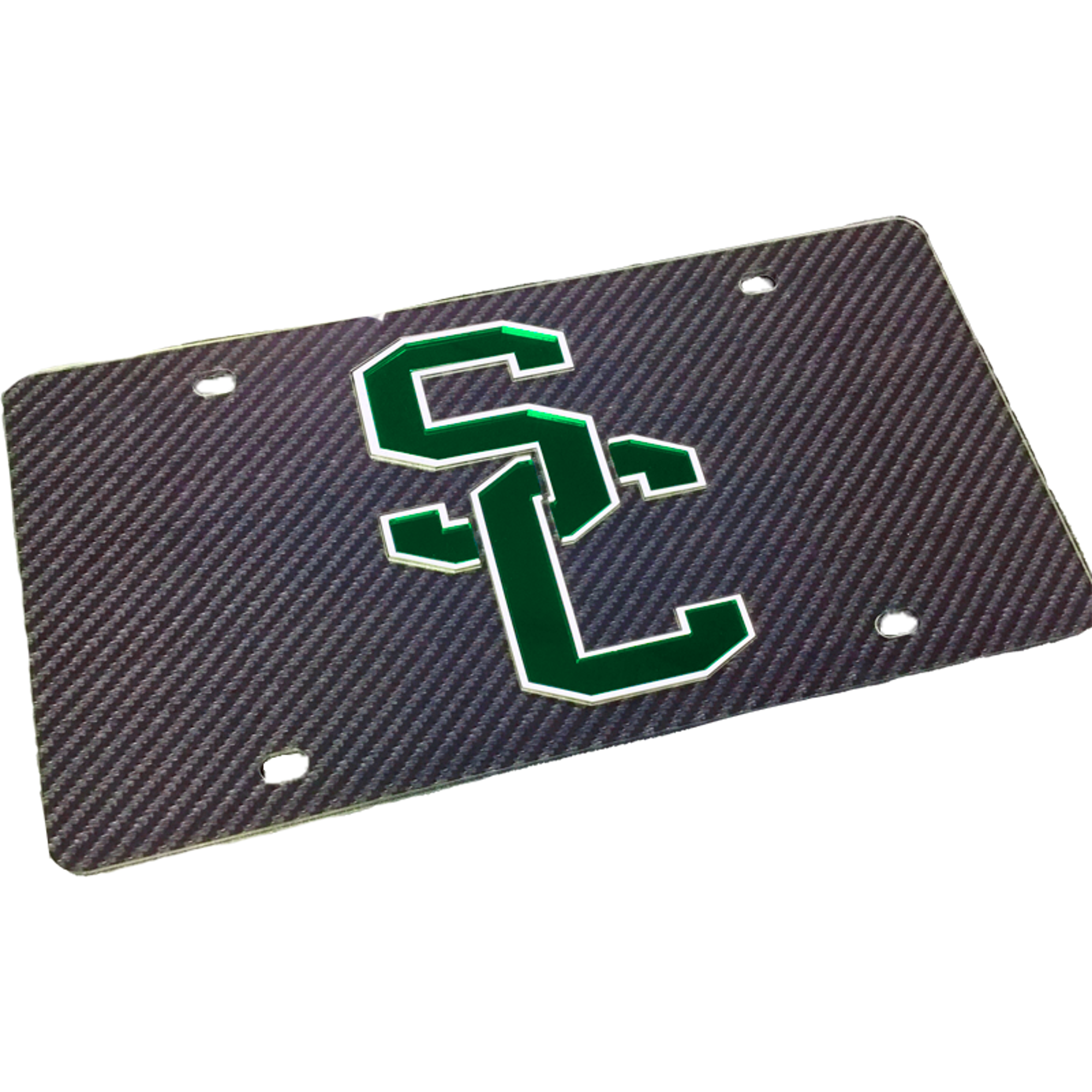 image of: STOCKDALE ACRYLIC INLAID LICENSE PLATE