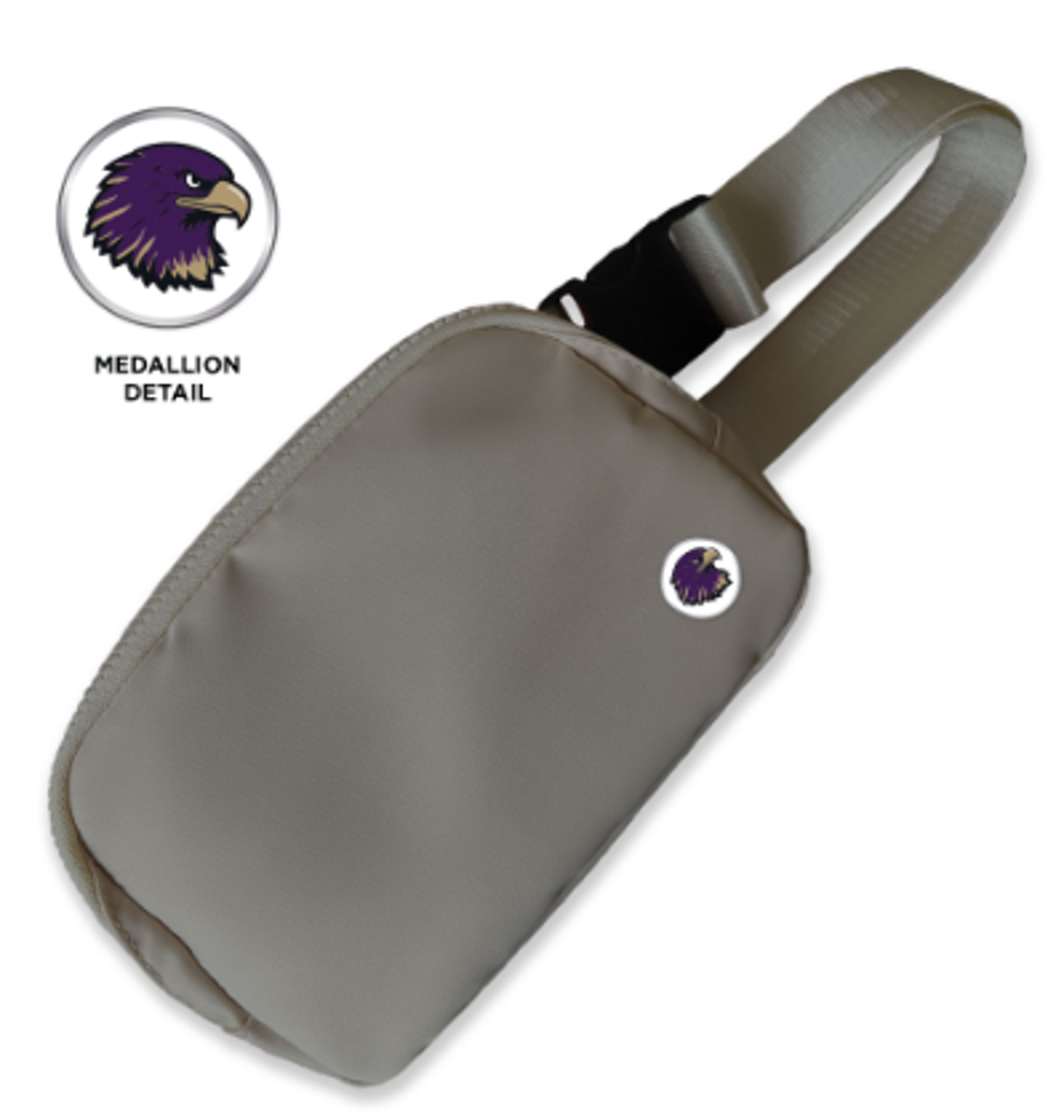 image of: AU BELT BAG GRAY