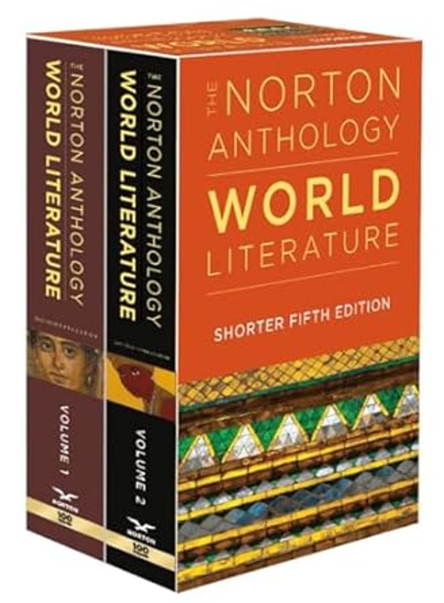 Cover image for NORT.ANTH.OF WORLD LIT.SHORTER,VOL.1+2