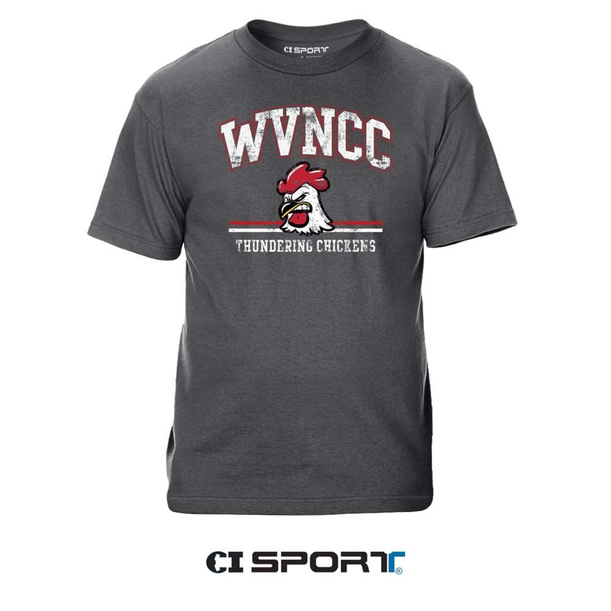Product image 1 of 1 for WVNCC SS TEE Prairie Charcoal- W-16125