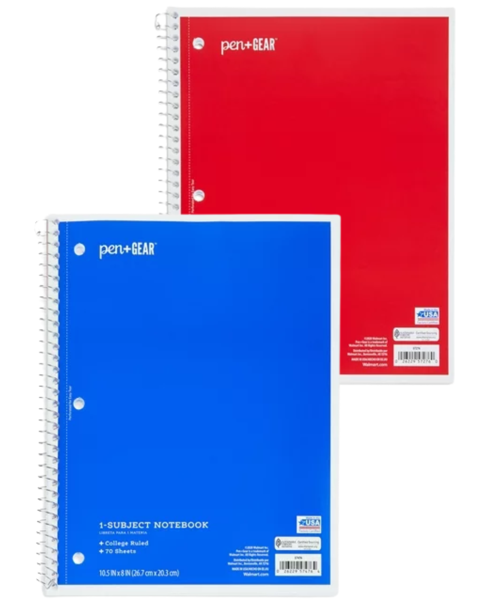 Product image 1 of 3 for Pen+Gear 1 Subject Notebook