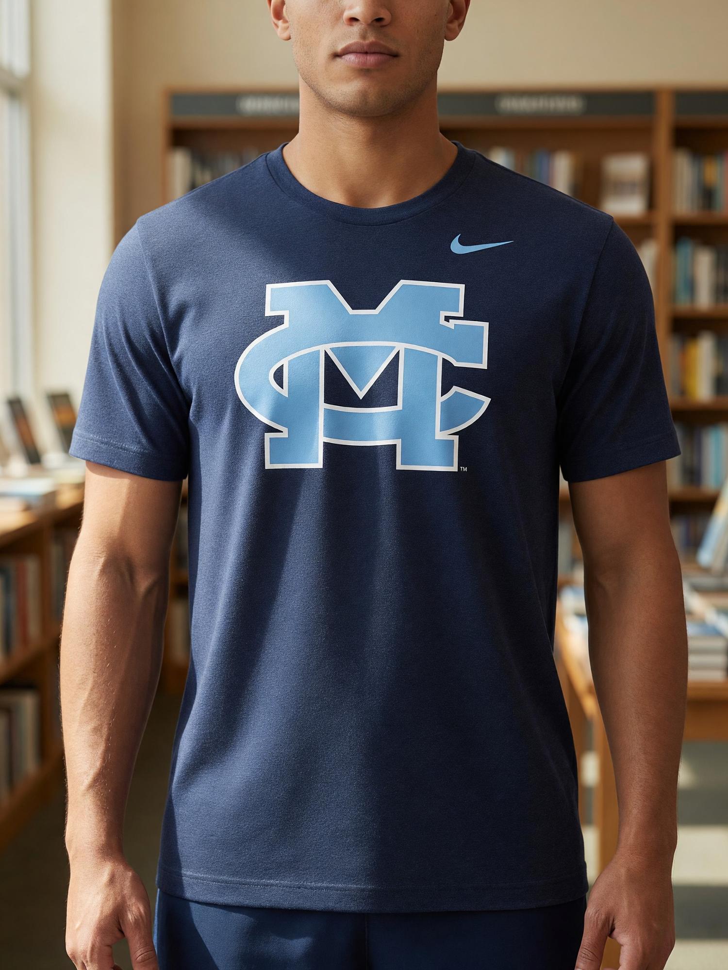 Product image 1 of 5 for MC NIKE SS TRIBLEND TEE NAVY HTH