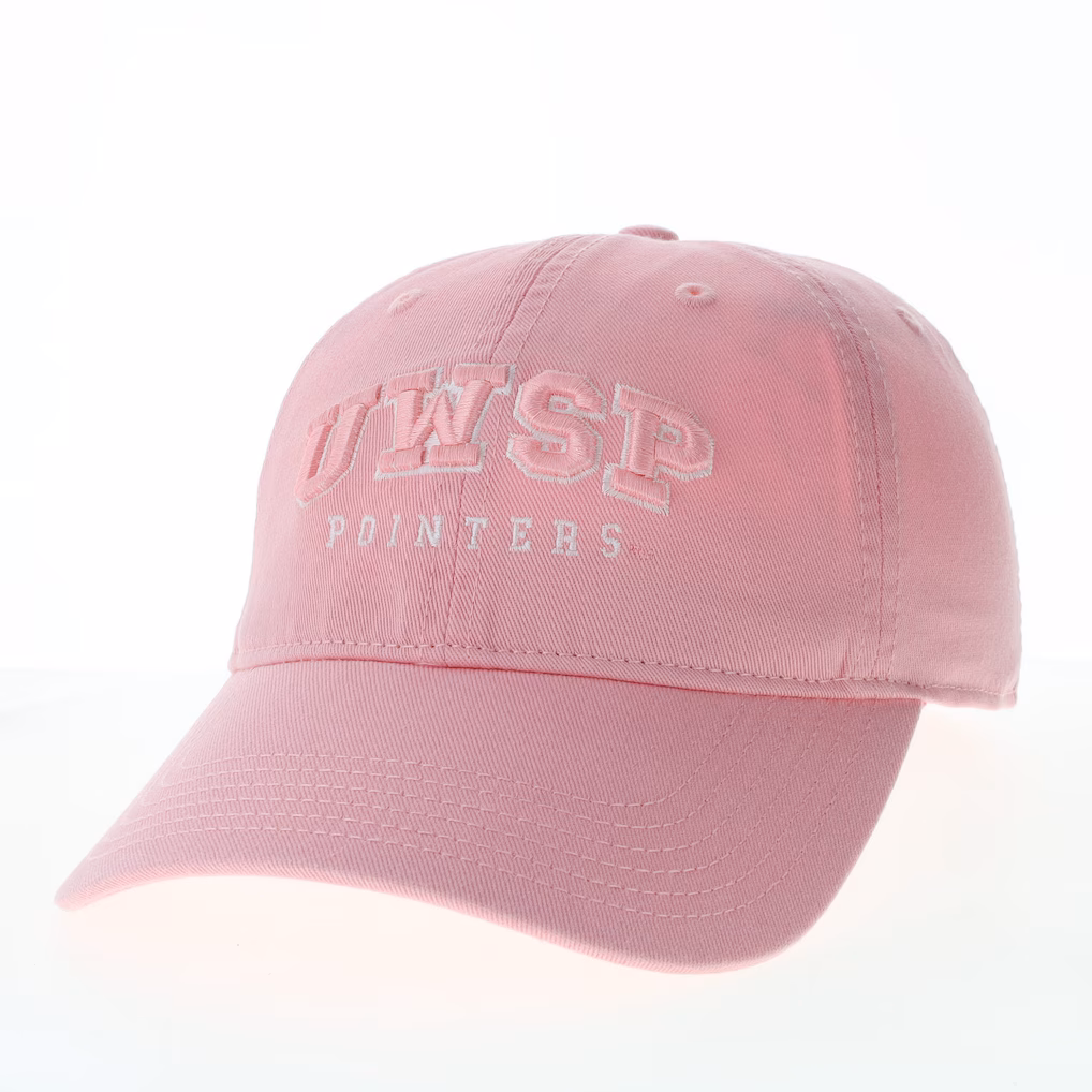 Product image 1 of 1 for University of Wisconsin Stevens Point NCAA White Wordmark EZA, Pink