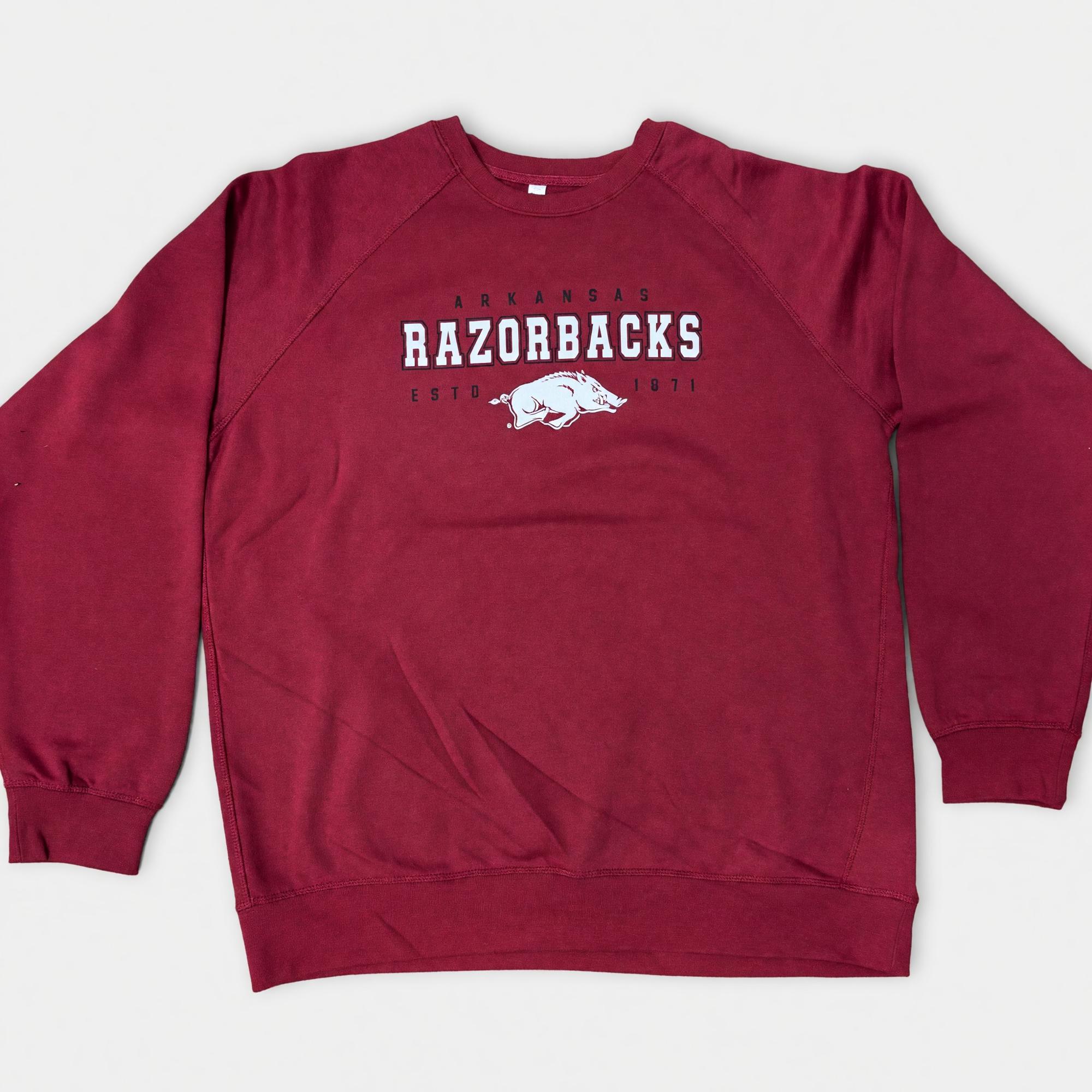 Product image 1 of 1 for Arkansas Razorbacks Cardinal Essential Crew