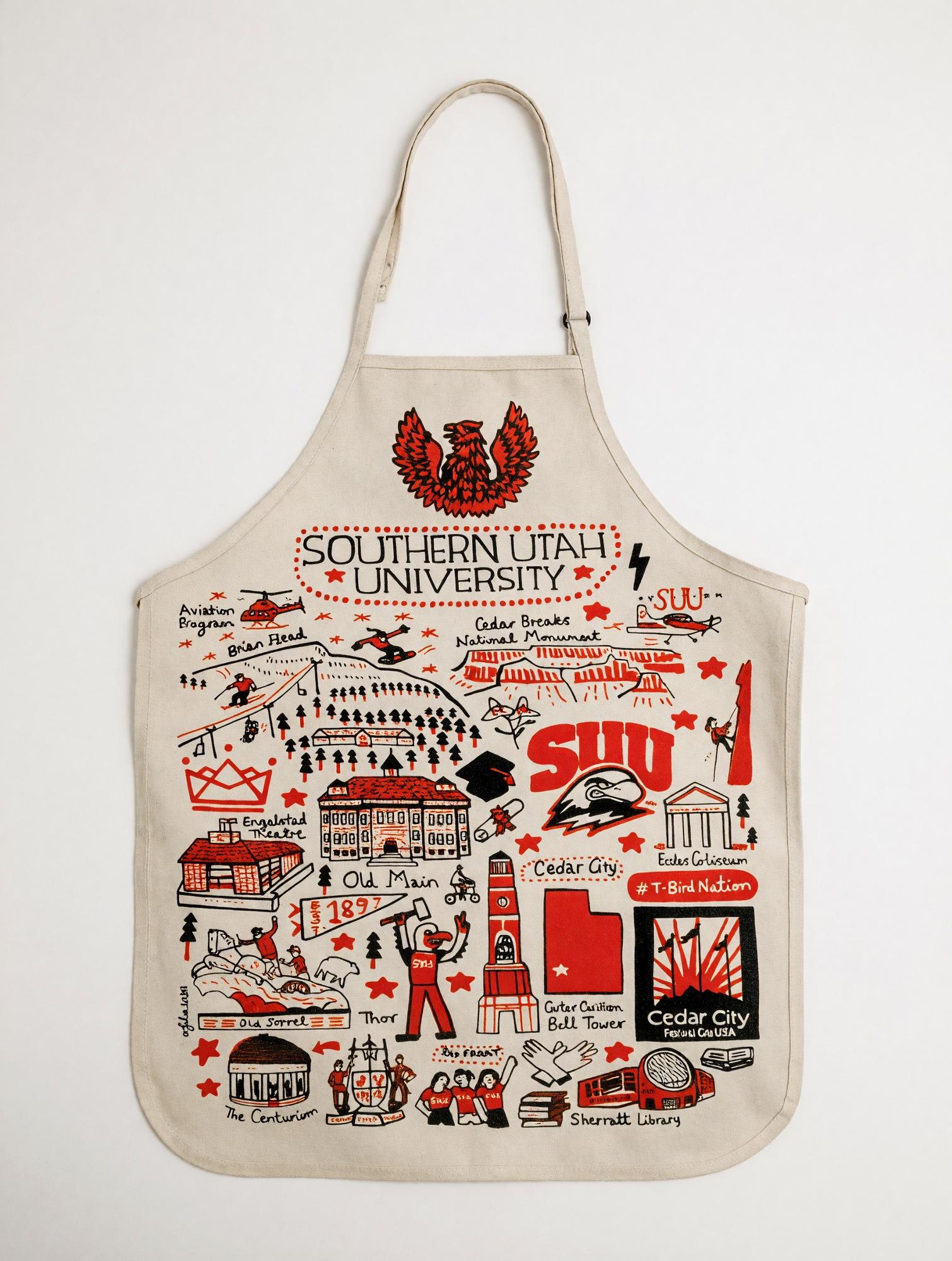 Julia Gash SUU Natural Canvas Apron