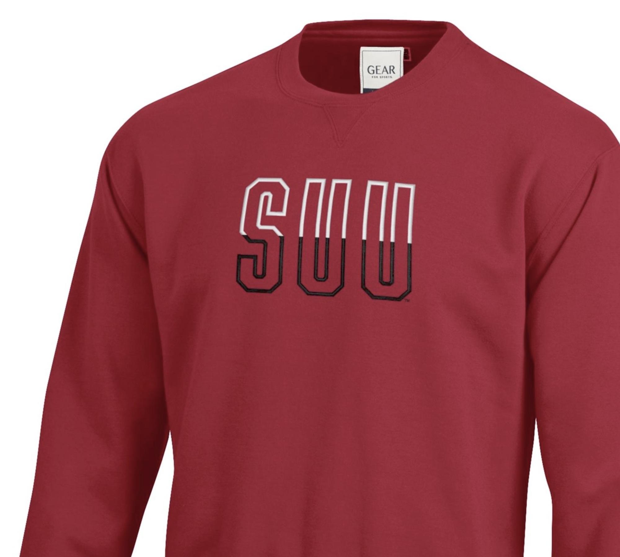 Product image 1 of 1 for GEAR FOR SPORTS BIG COTTON CREW RED 3D SUU WHITE/BLACK
