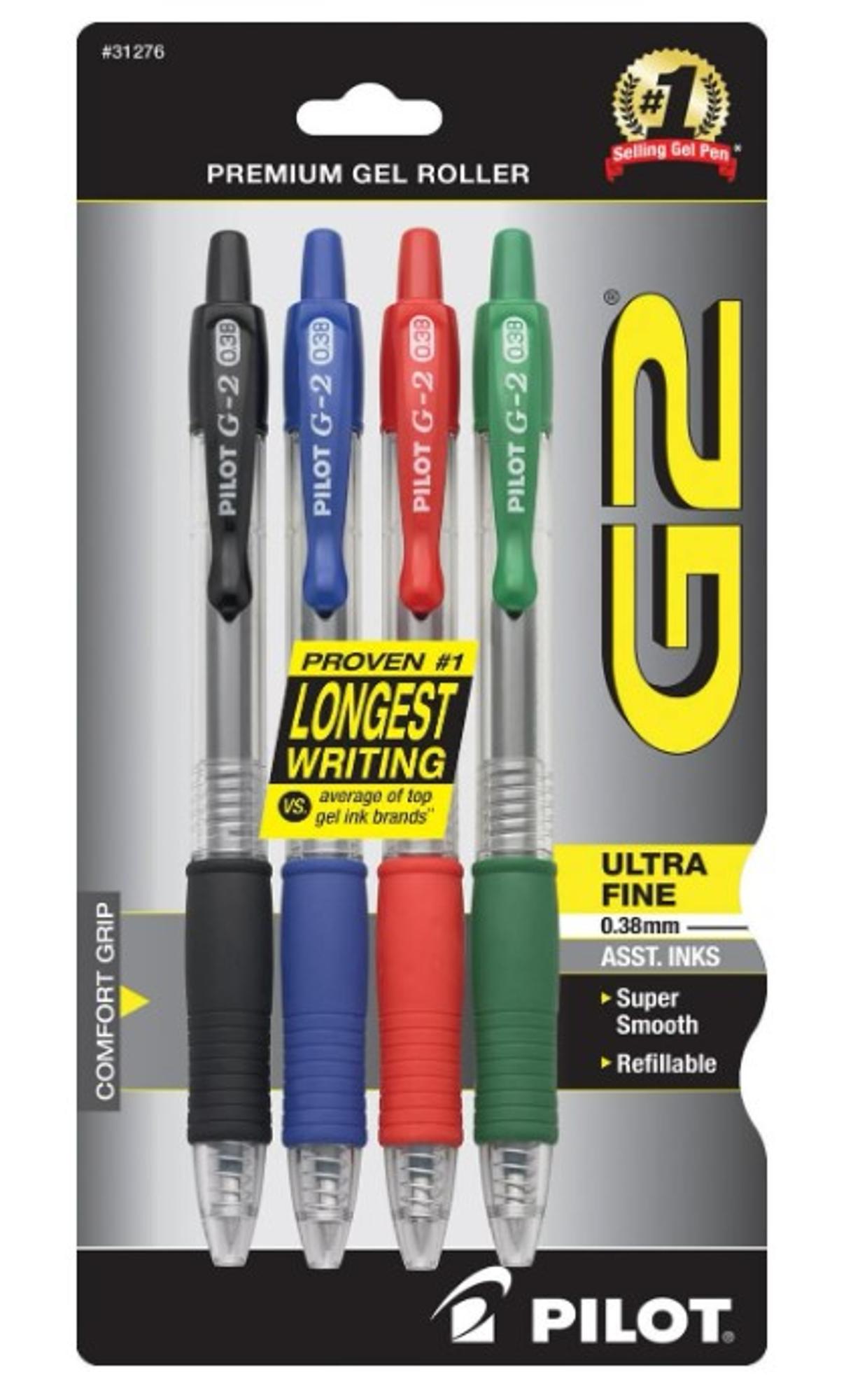 image of: G2 Ultra Fine 4pc Set Assorted Inks