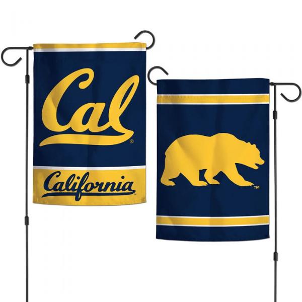 Garden Flag 12.5in x 18in Cal / Walking Bear Logo; $14.99