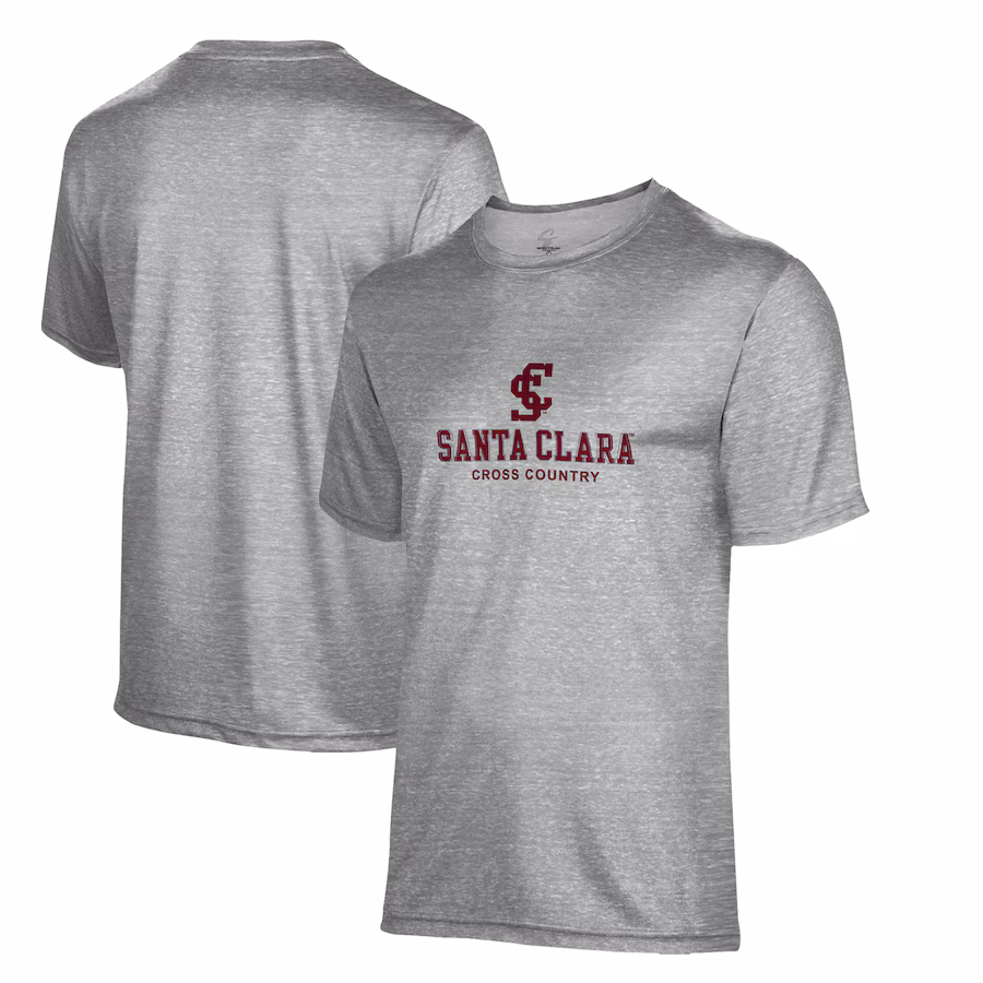 image of: Santa Clara University Cross Country Short Sleeve Tee, Gray