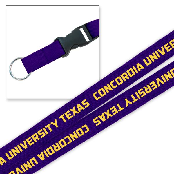 Concordia University Texas Platinum Lanyard Purple; $8.99