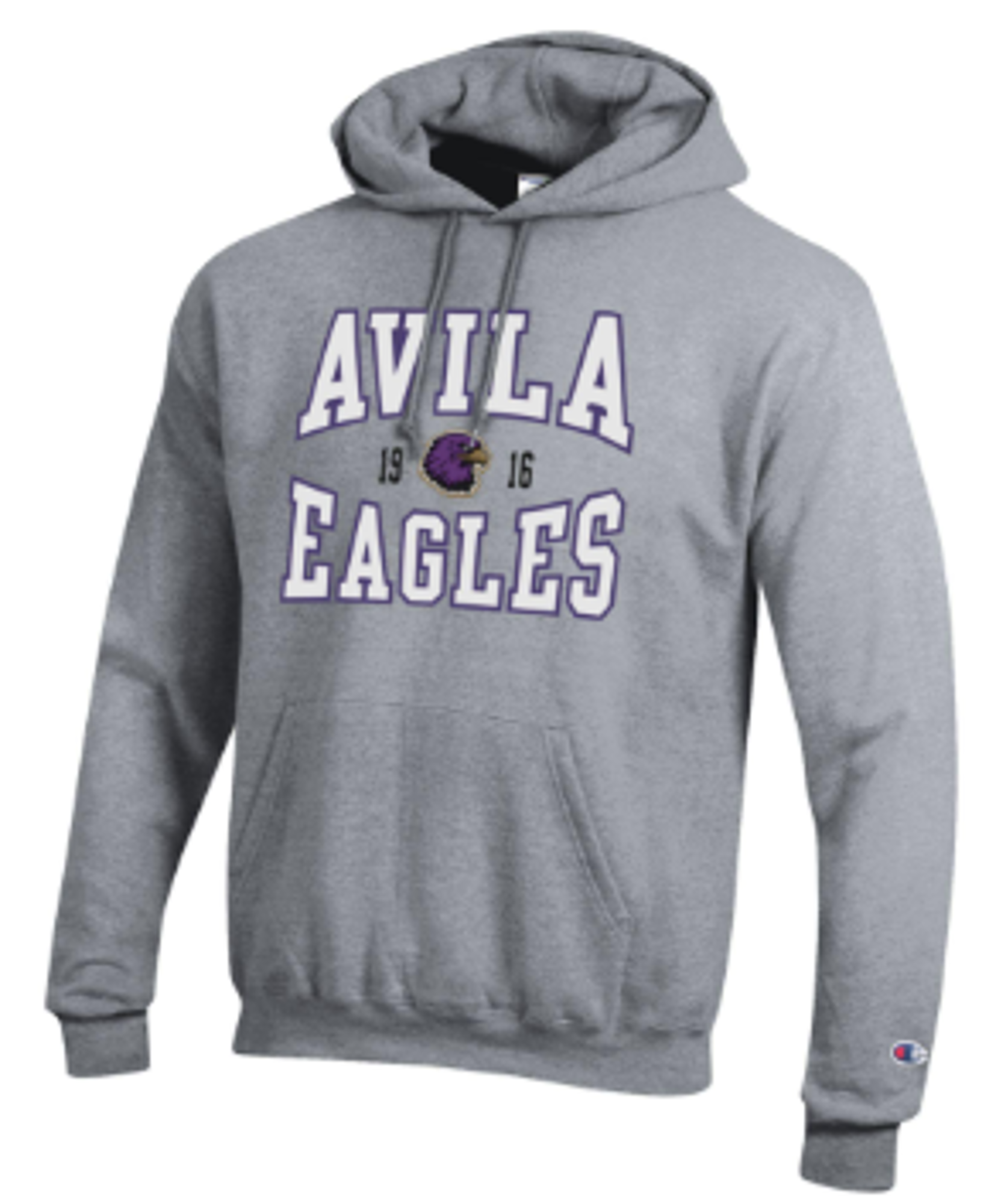 image of: AU HOODIE BOLD AVILA OVER EAGLES GRY