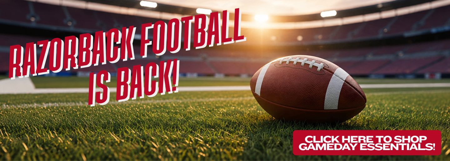 Click to shop Razorback Gameday Essentials!
