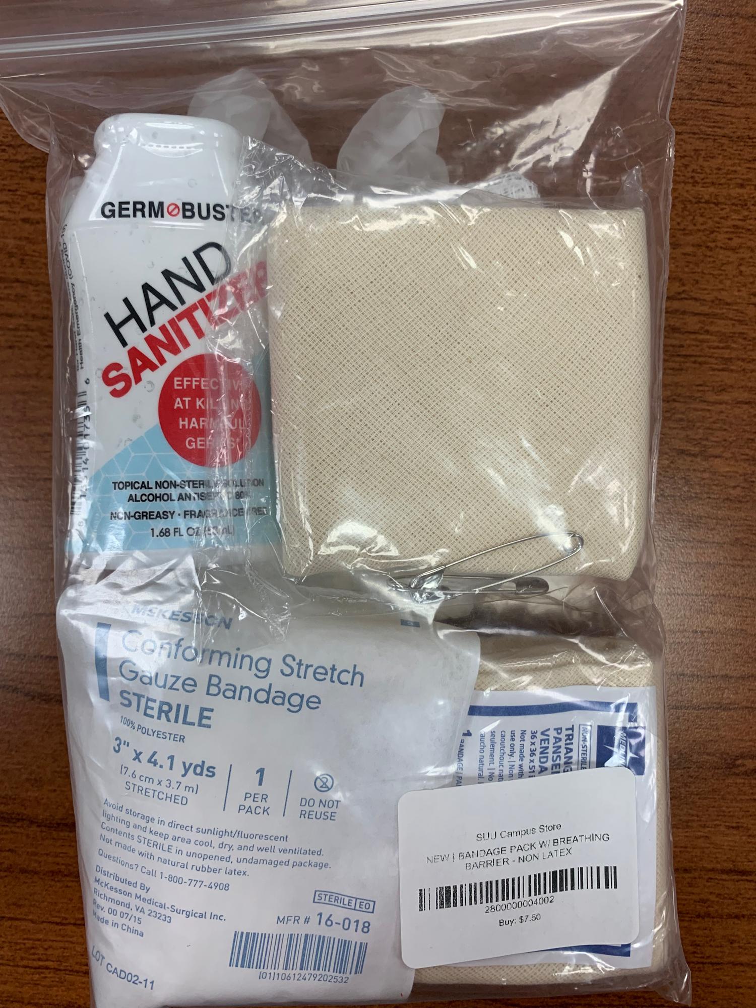Cover image for BANDAGE PACK W/ BREATHING BARRIER - NON LATEX