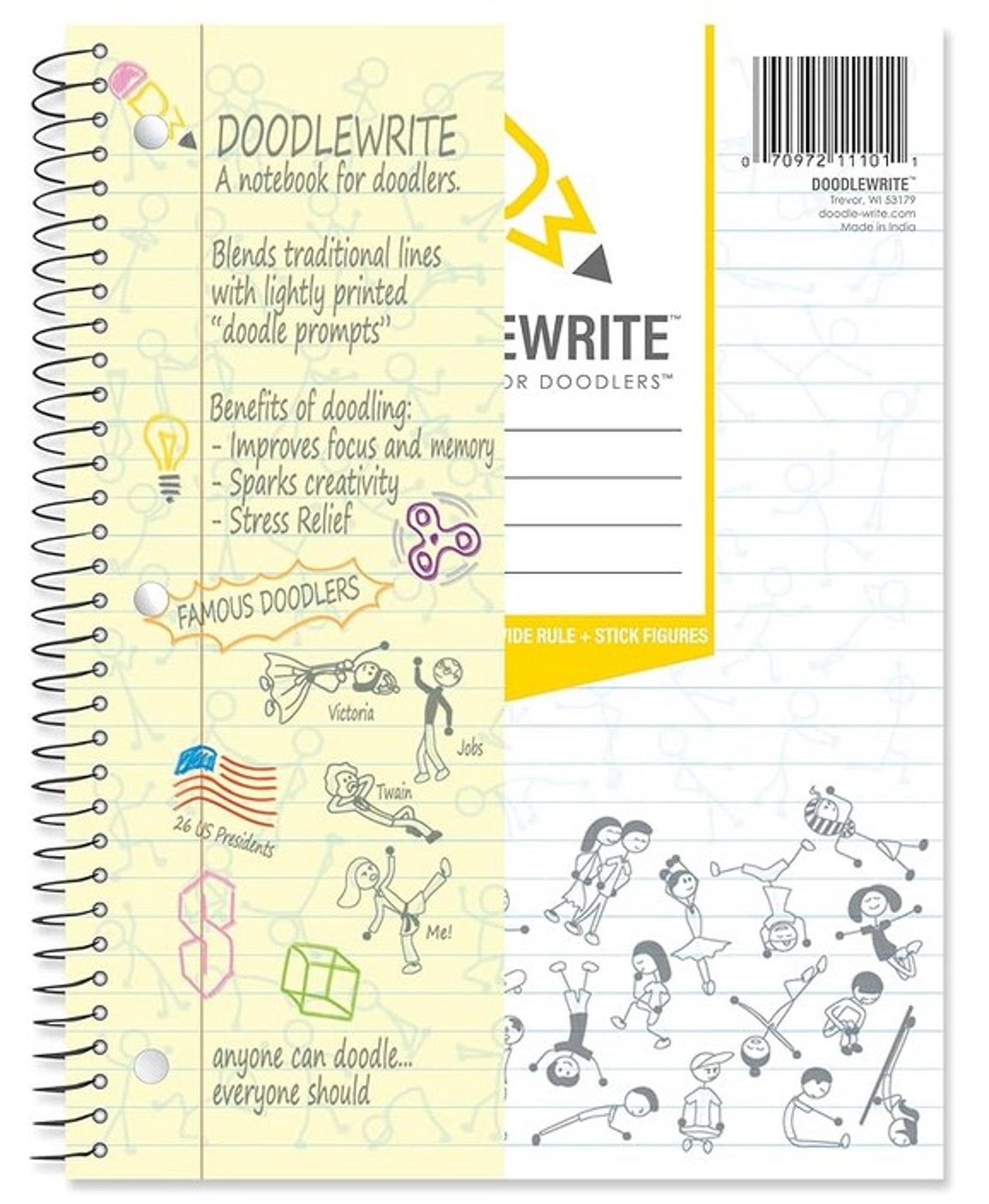 image of: DoodleWrite Notepads
