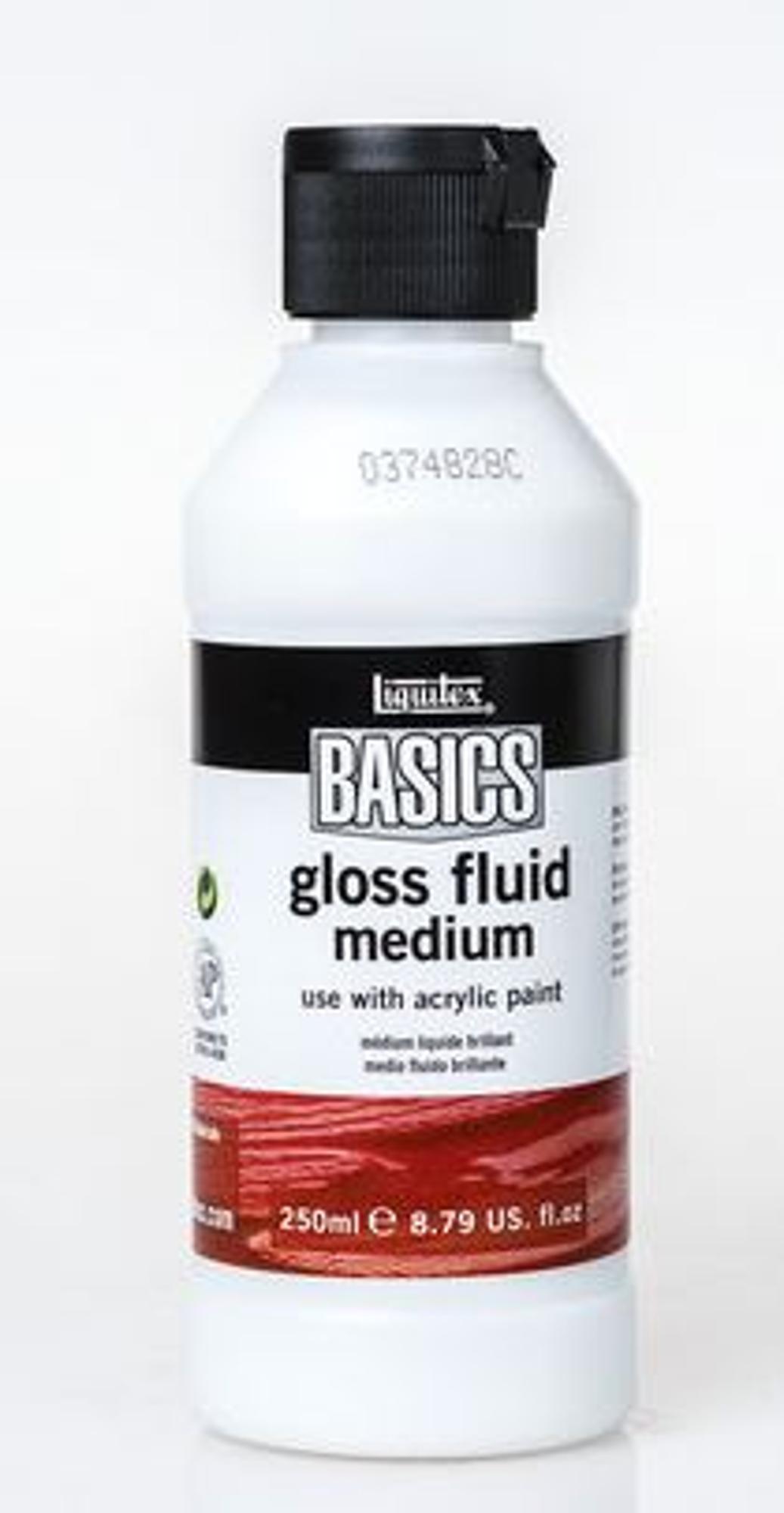image of: Basics Acrylic Fluid Medium 8.45 fl oz Matte