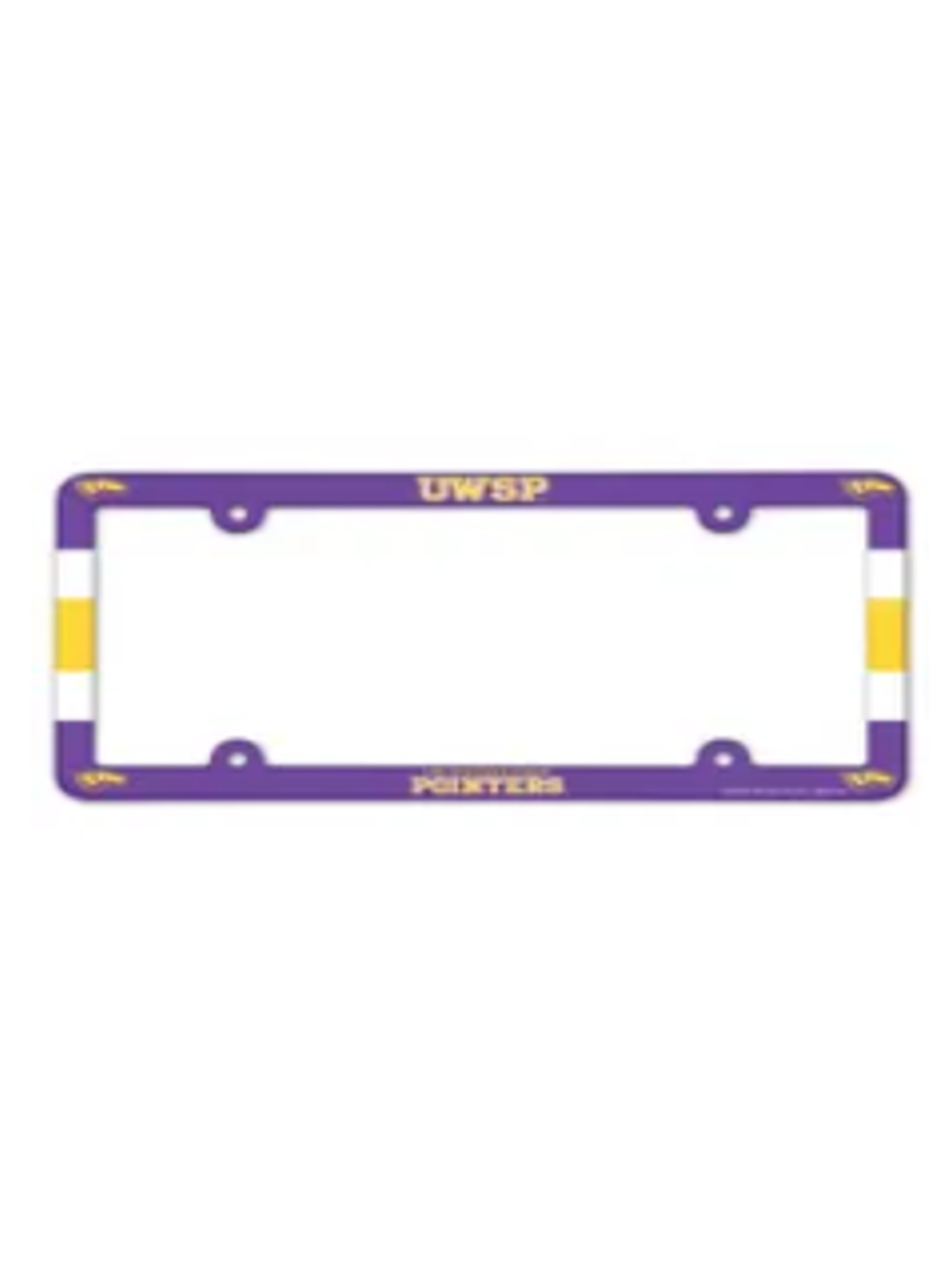 Product image 1 of 1 for UWSP License Plate Frame, Purple