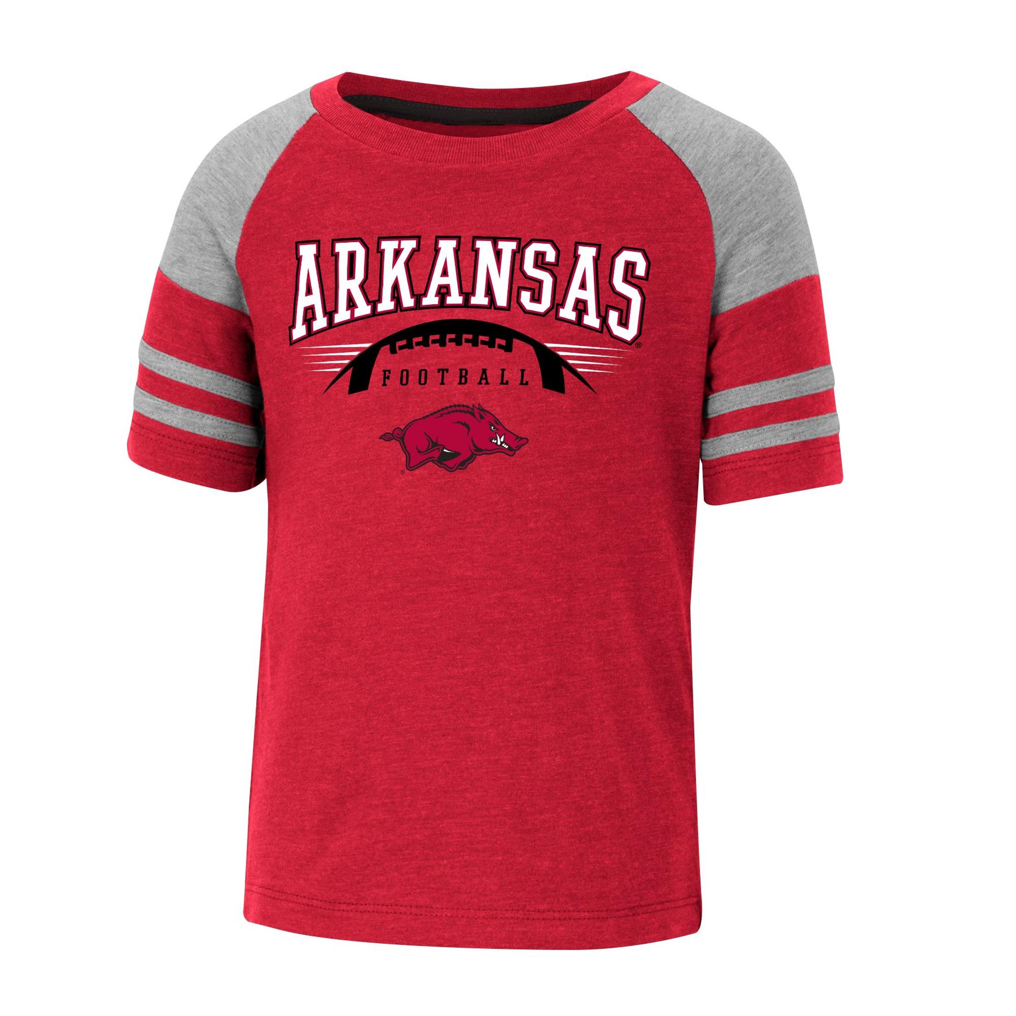 image of: Arkansas Razorbacks Toddler Michael Football Tee