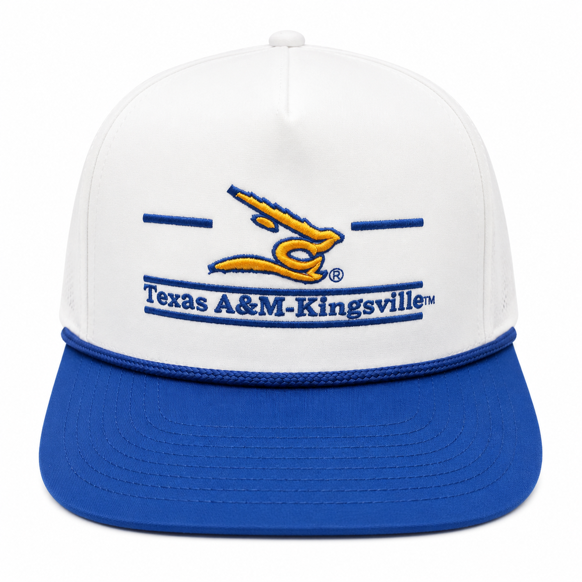 Product image 1 of 1 for White/Royal Cord Hat