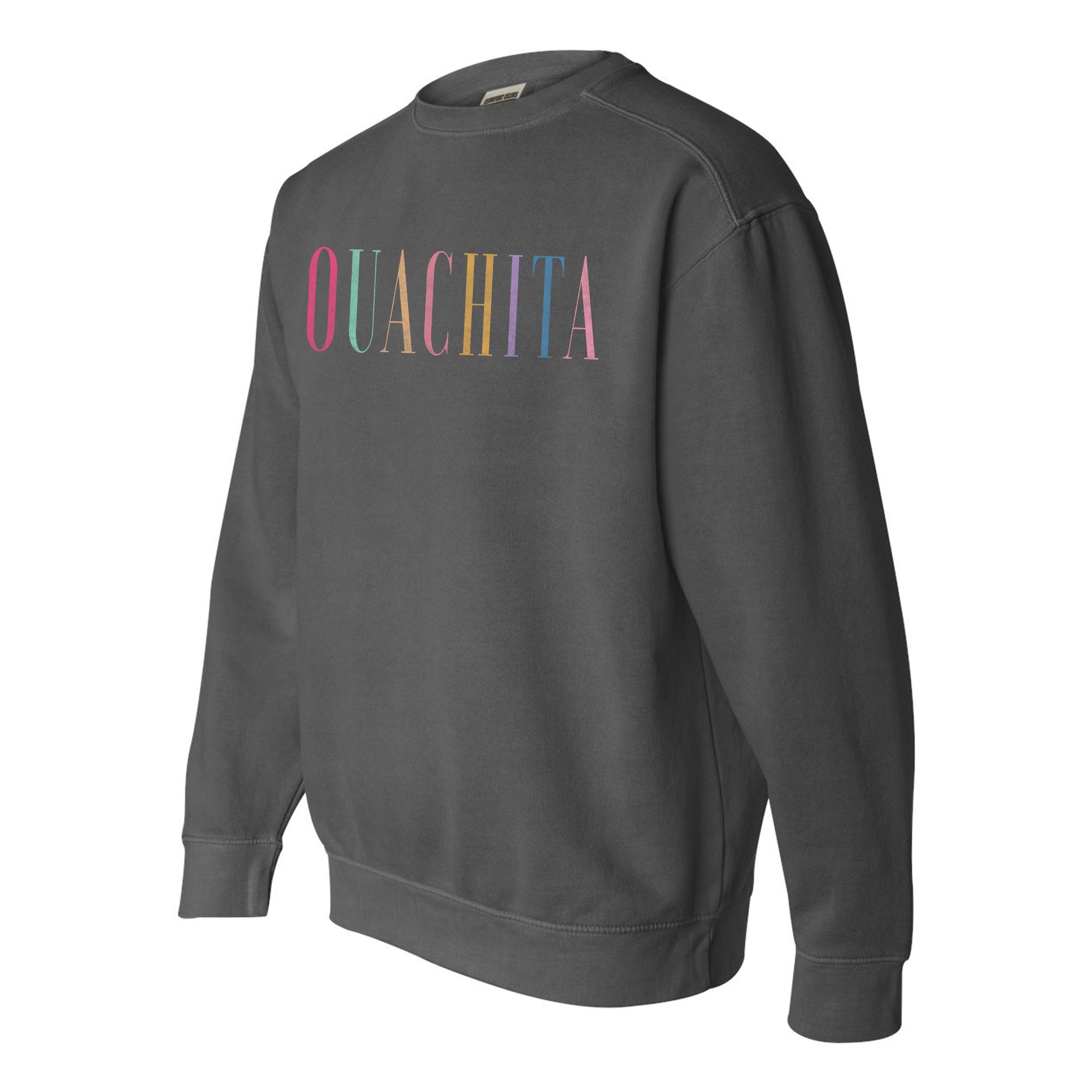 image of: Multicolor Ouachita Comfort Colors Crew