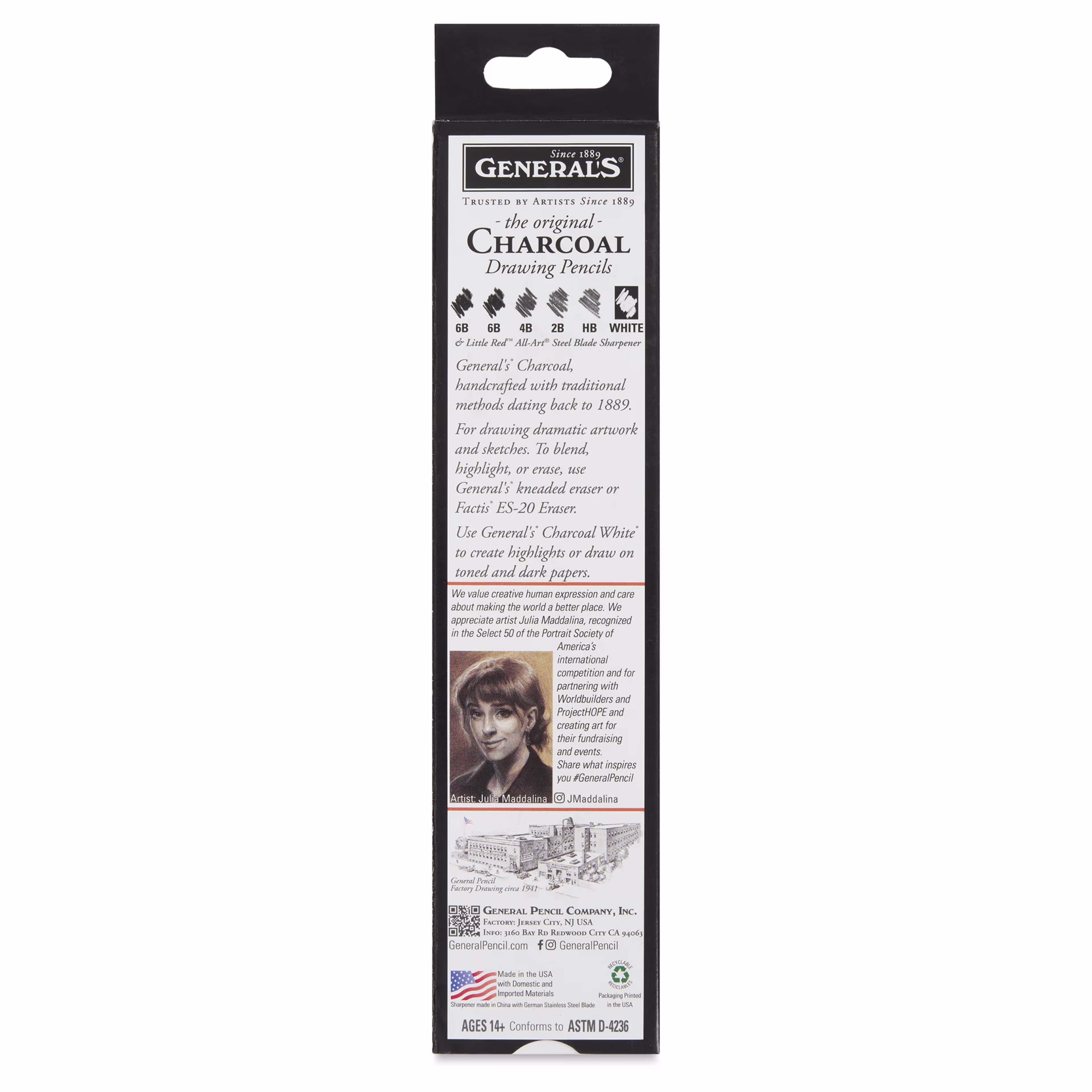Product image 3 of 3 for General's Charcoal Pencils - Set of 7