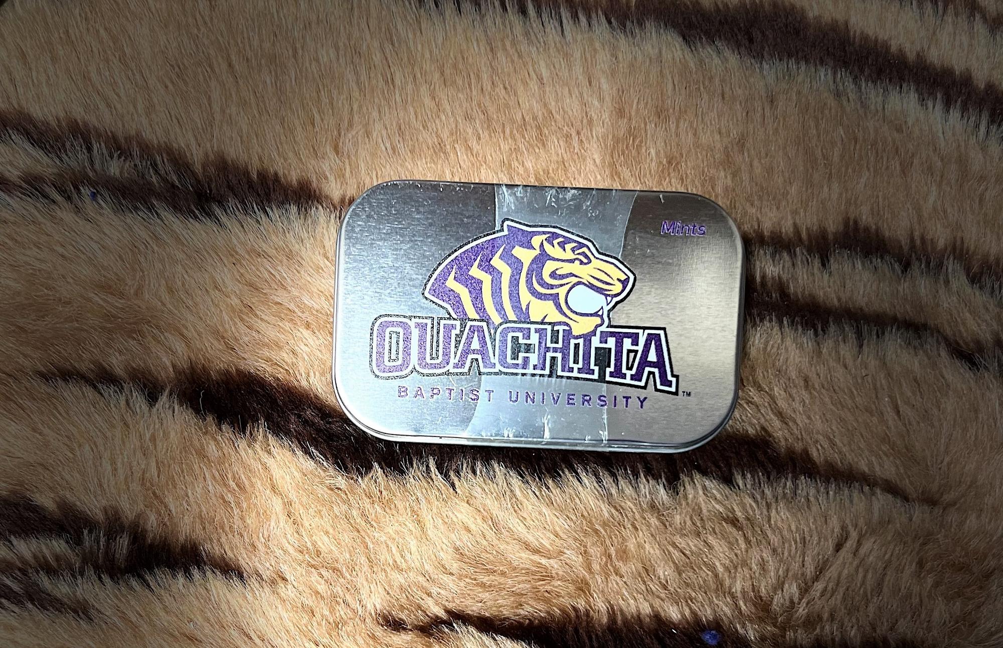 image of: OUACHITA PEPPERMINT FLAVORED BREATH MINTS - LARGE TIN