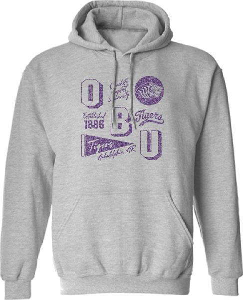 OBU Pennant Hoodie; $39.99