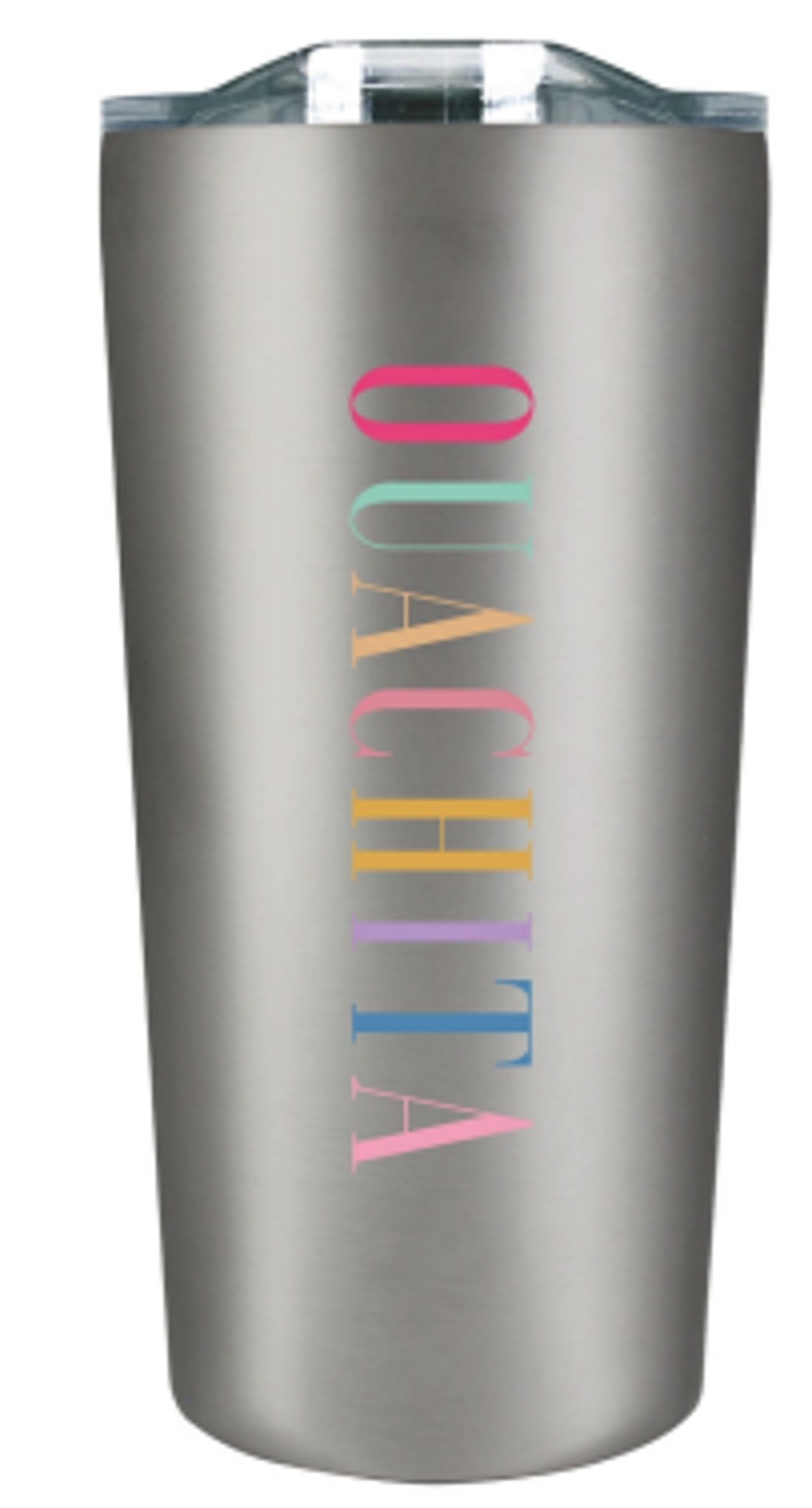 image of: Ouachita Multicolor 18 oz Travel Tumbler