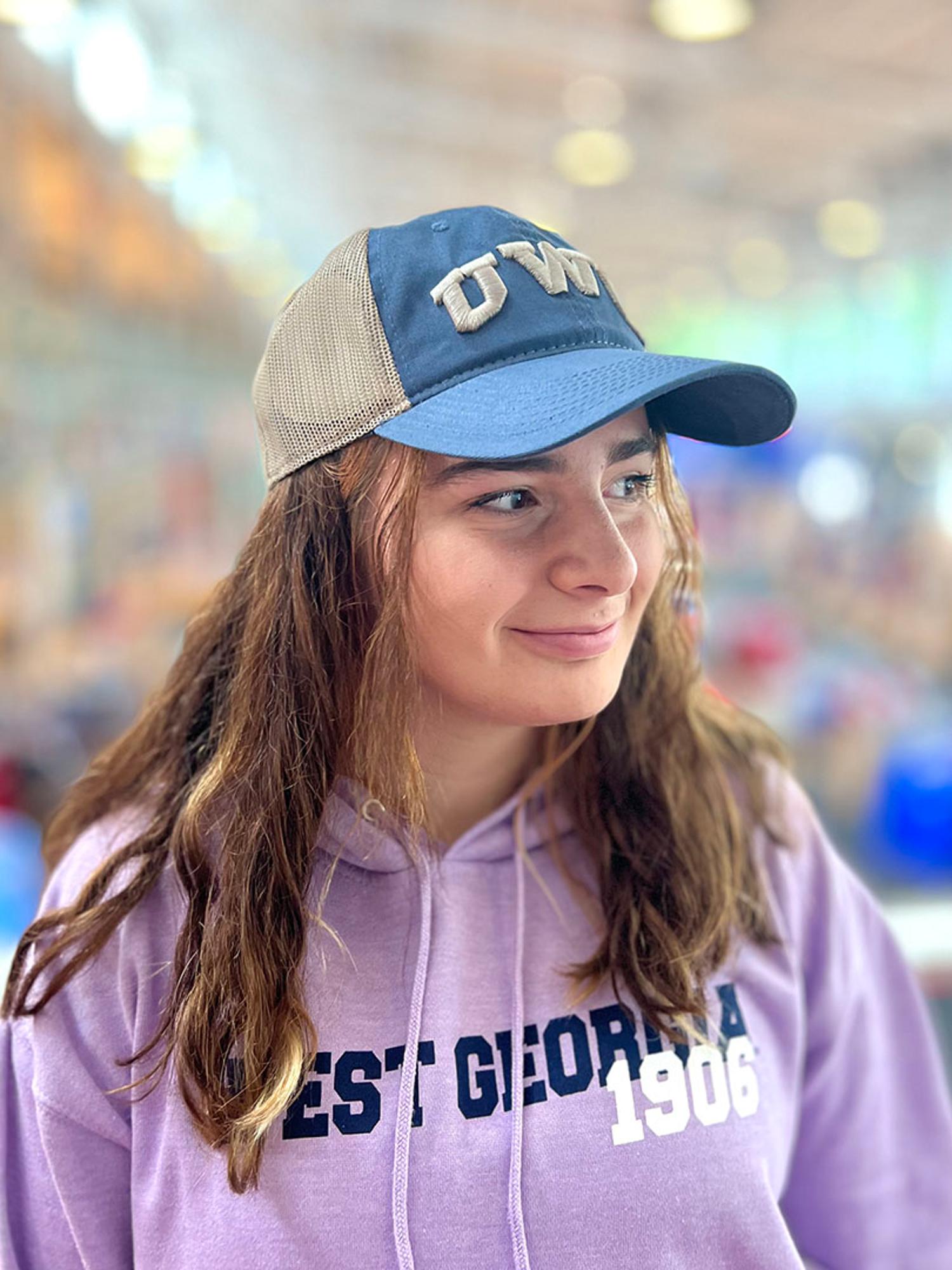 image of: UWG TEXT BAR TRUCKER HAT