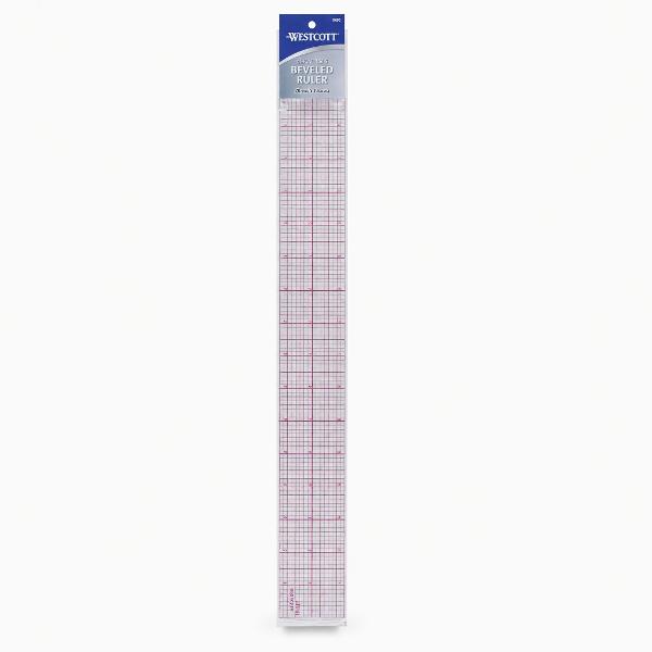 WESTCOTT PLASTIC RULER 18"8THS; $12.99